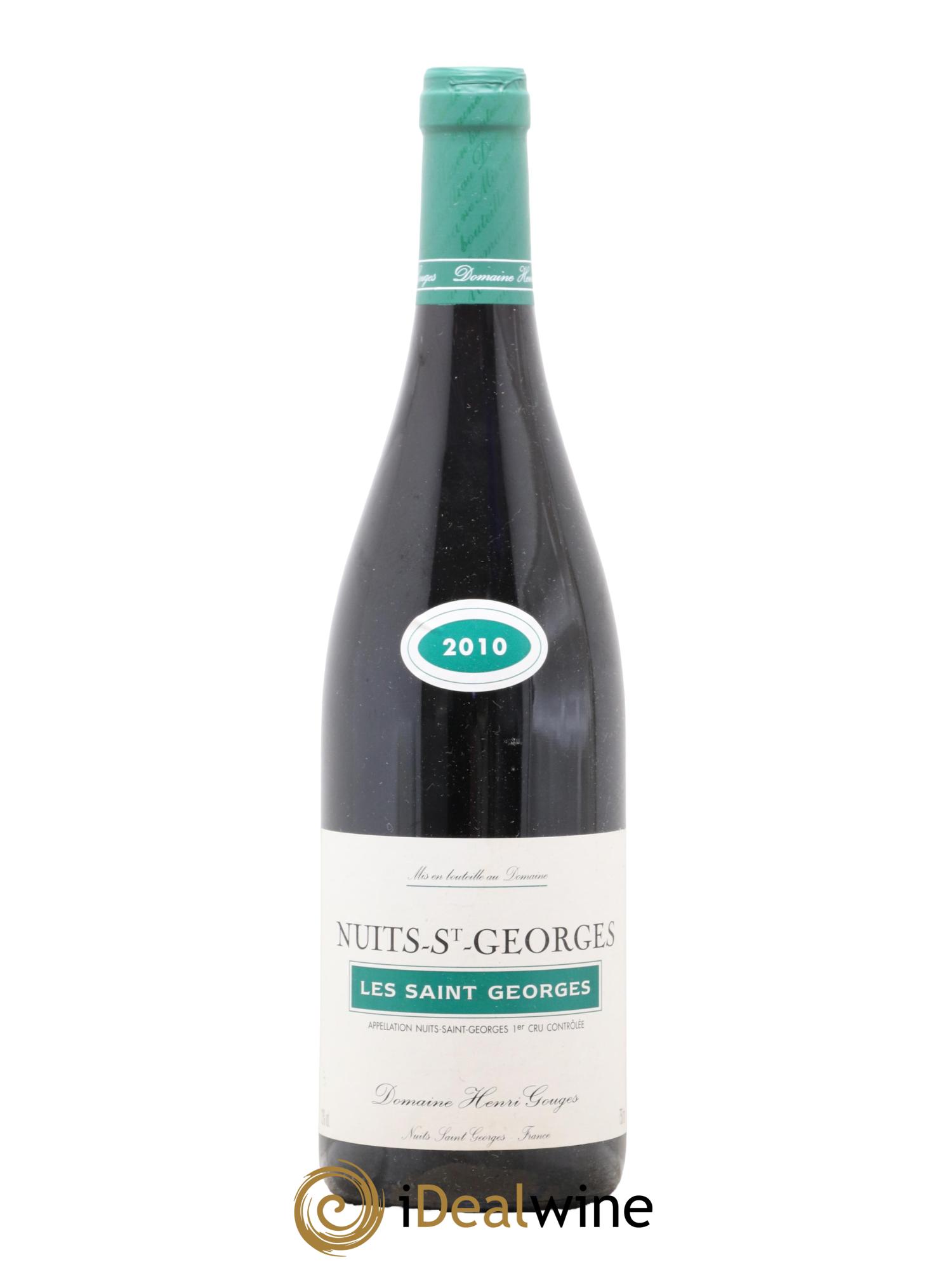 Nuits-Saint-Georges 1er Cru Les Saints Georges Henri Gouges 2010 - Posten von 1 Flasche - 0