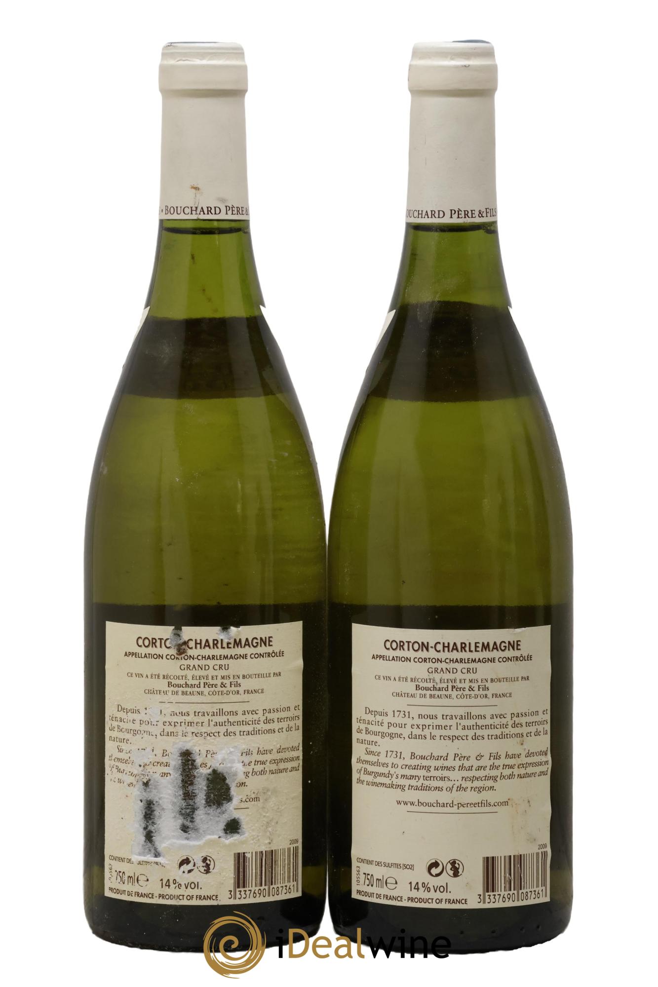 Corton-Charlemagne Grand Cru Bouchard Père & Fils 2009 - Lot de 2 bouteilles - 1