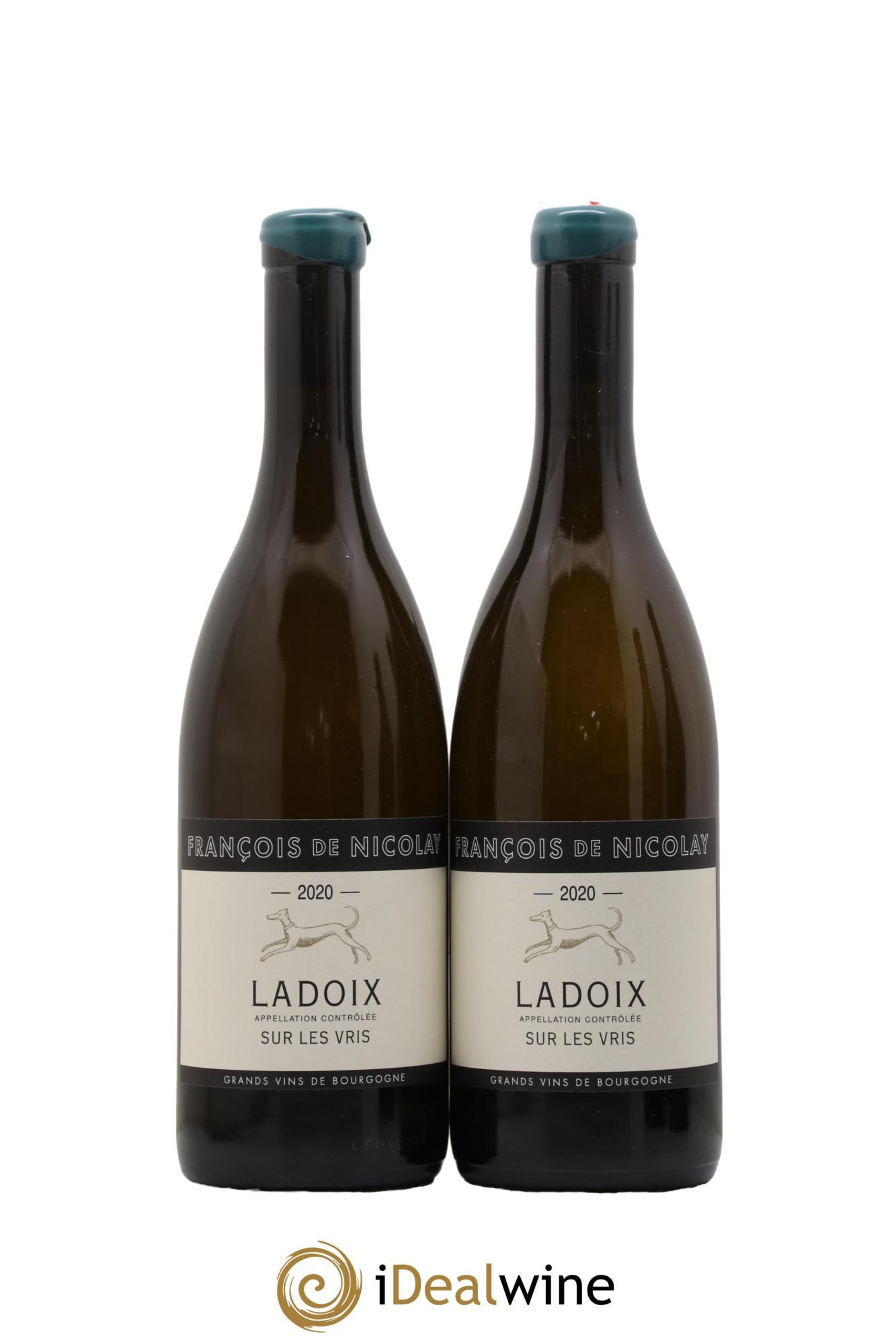 Ladoix Sur Les Vris Francois de Nicolay 2020 - Lot de 2 bouteilles - 0
