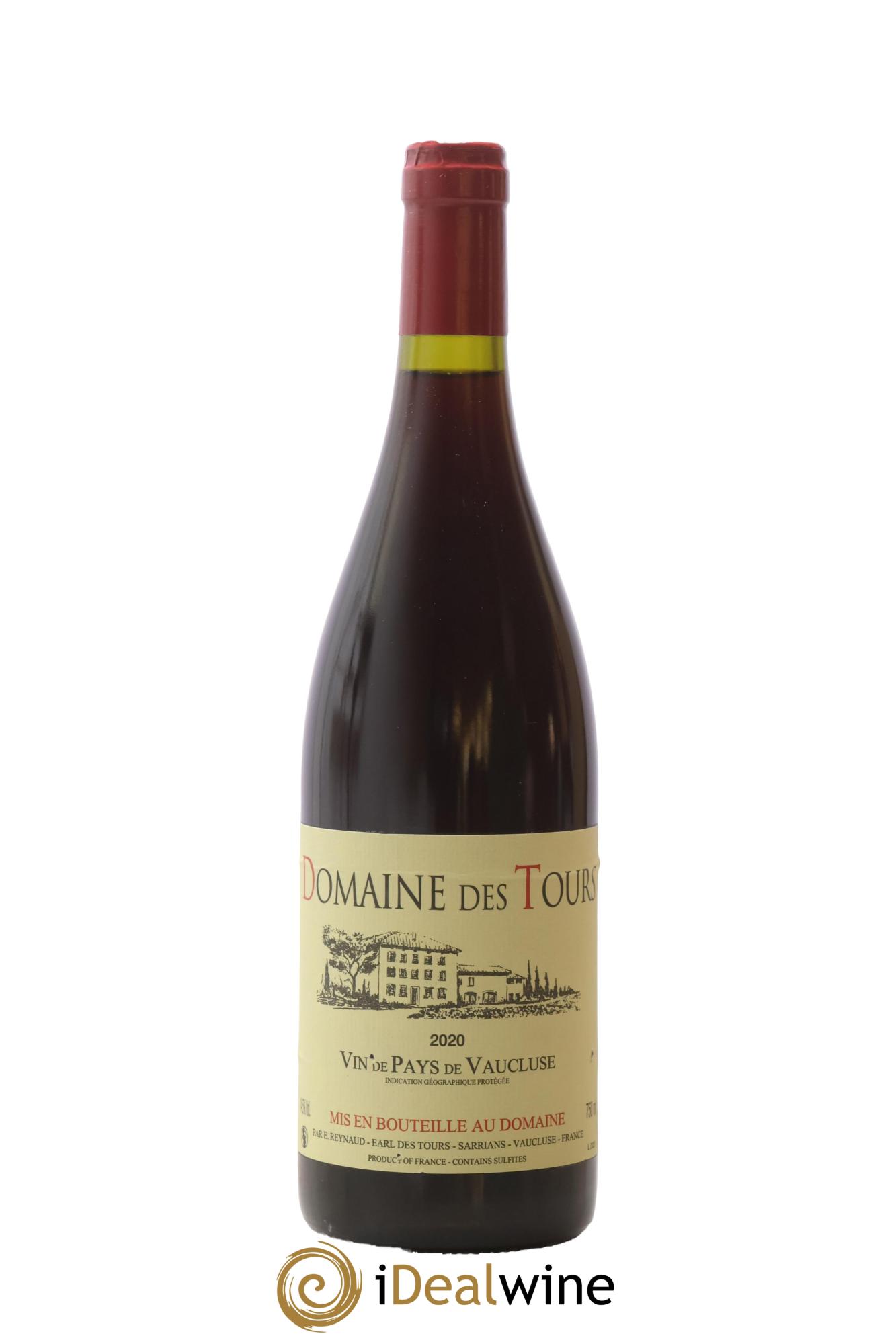 IGP Vaucluse (Vin de Pays de Vaucluse) Domaine des Tours Emmanuel Reynaud 2020 - Posten von 1 Flasche - 0