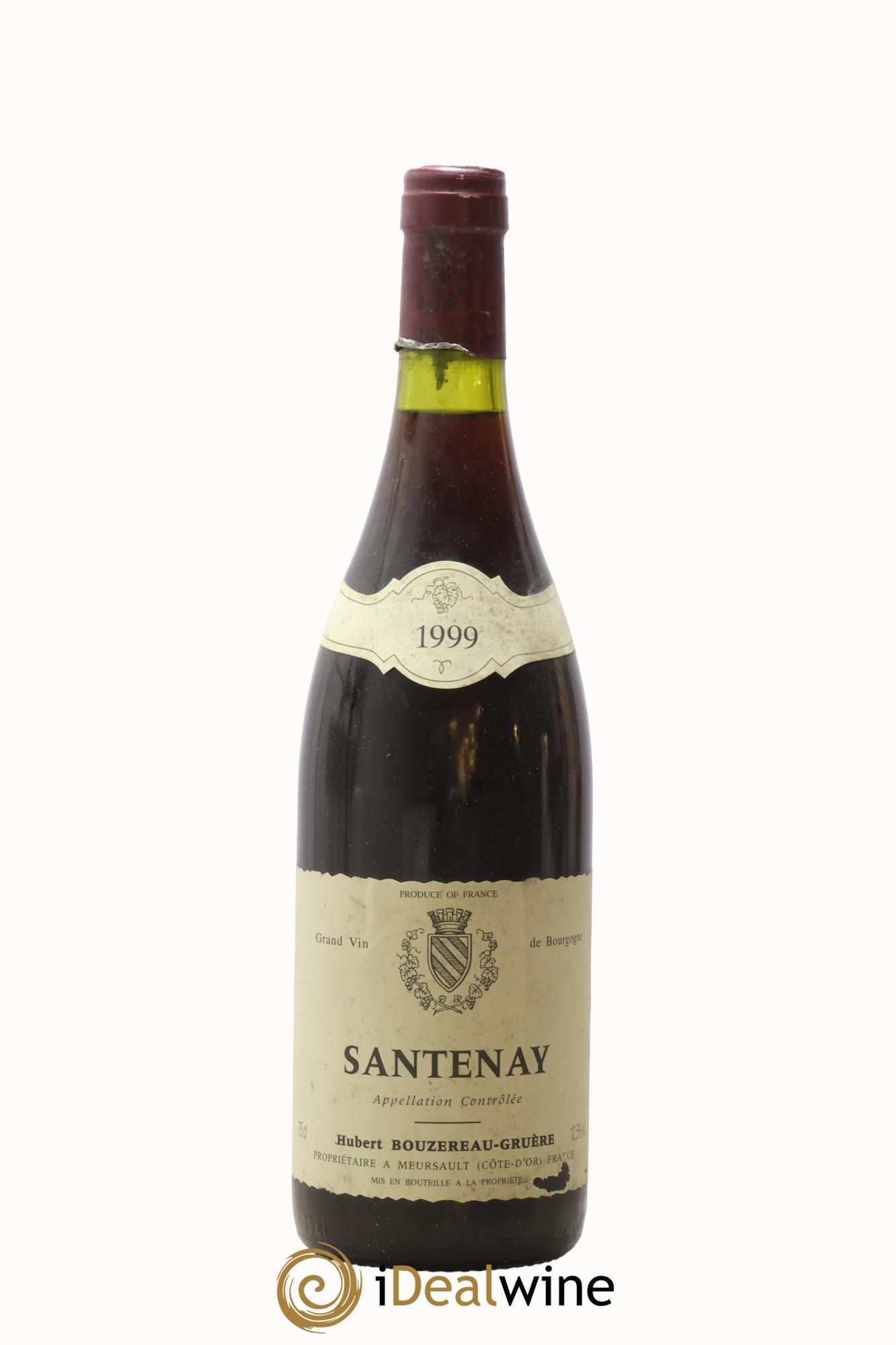 Santenay Hubert Bouzereau-Gruère et Filles 1999 - Posten von 1 Flasche - 0