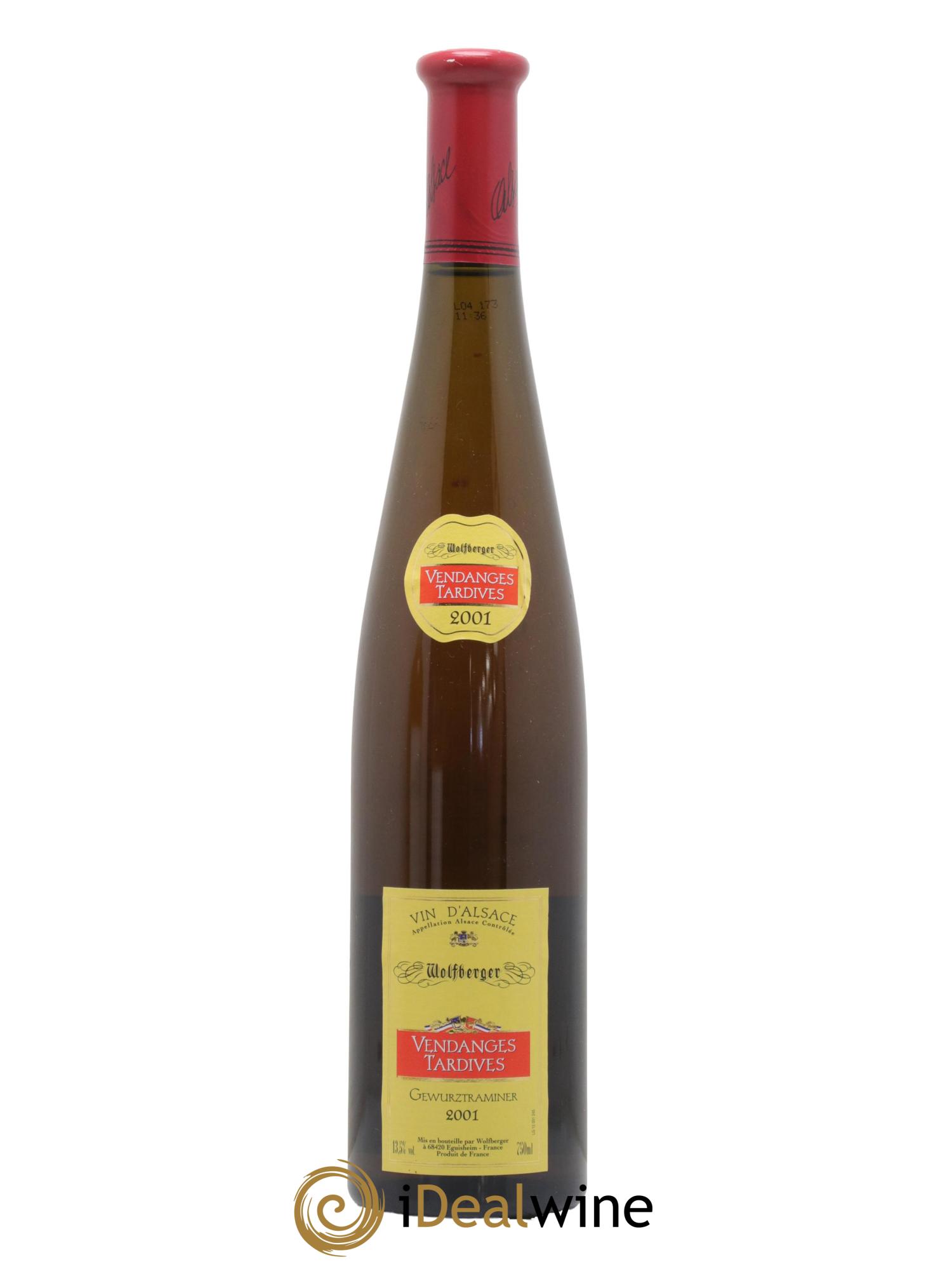 Gewurztraminer Vendanges Tardives Wolfberger 2001 - Lotto di 1 bottiglia - 0