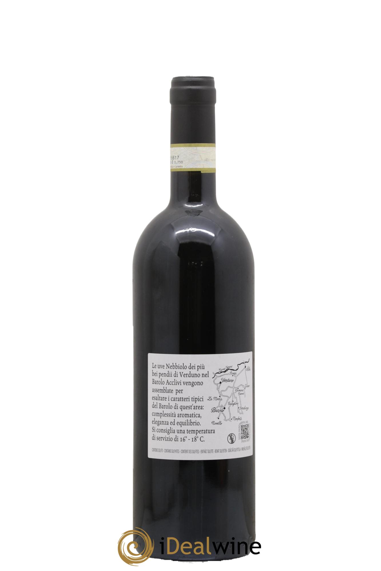Barolo DOCG Acclivi Comm. Giovan Battista Burlotto 2021 - Lot de 1 bouteille - 1