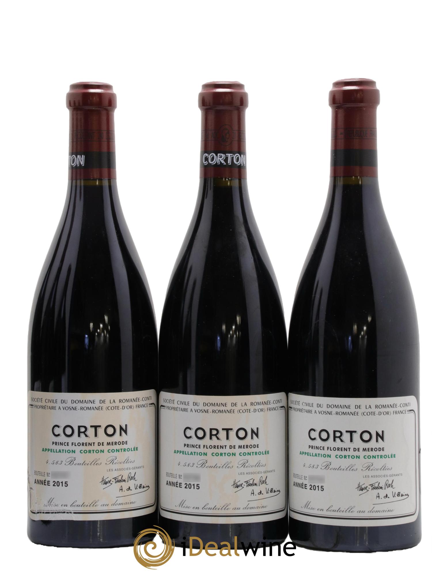 Corton Grand Cru Domaine de la Romanée-Conti 2015 - Lot of 6 bottles - 1