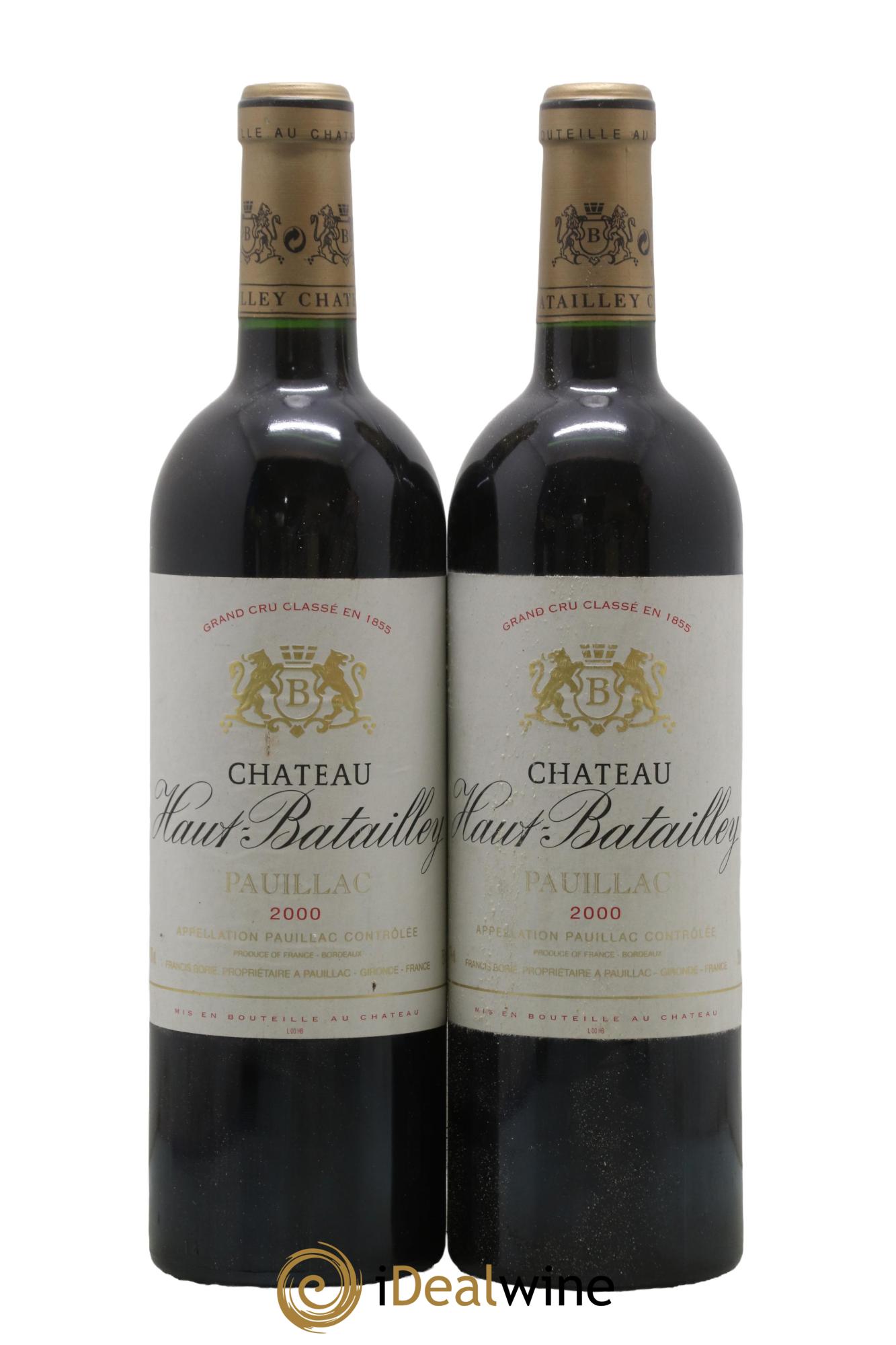 Château Haut Batailley 5ème Grand Cru Classé 2000 - Lot of 2 bottles - 0