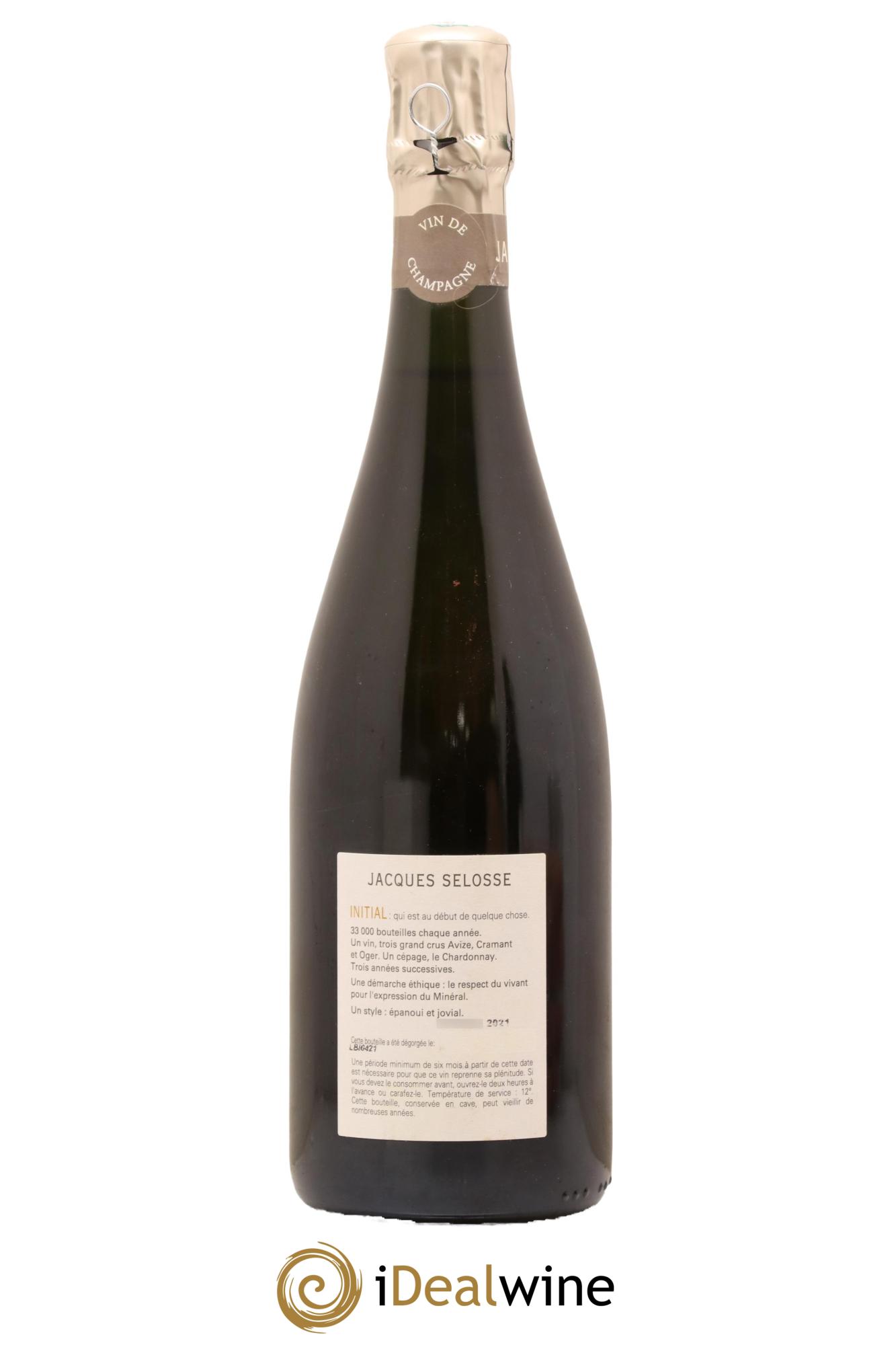 Initial Brut Jacques Selosse - Lot de 1 bouteille - 1