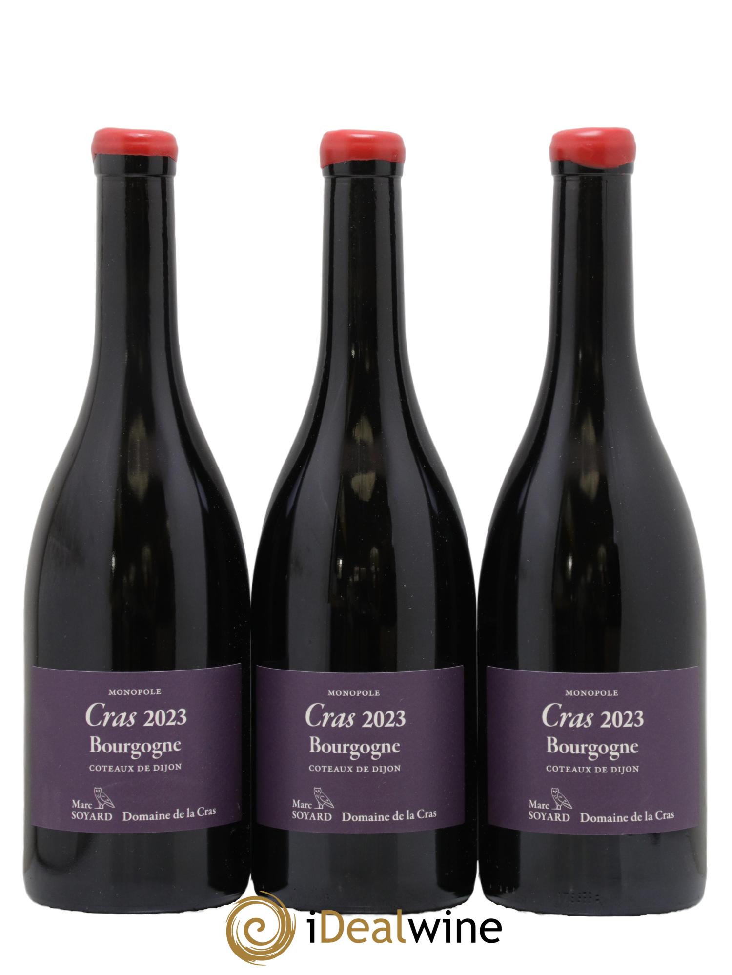 Bourgogne Cras Domaine de la Cras - Marc Soyard 2023 - Lot de 3 bouteilles - 0