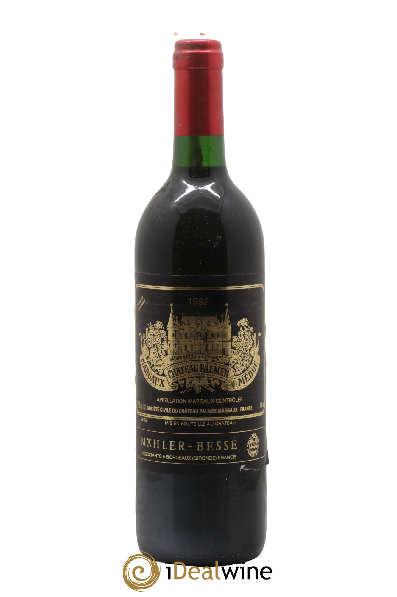 Château Palmer 3ème Grand Cru Classé 1992 - Lot of 1 bottle - 0
