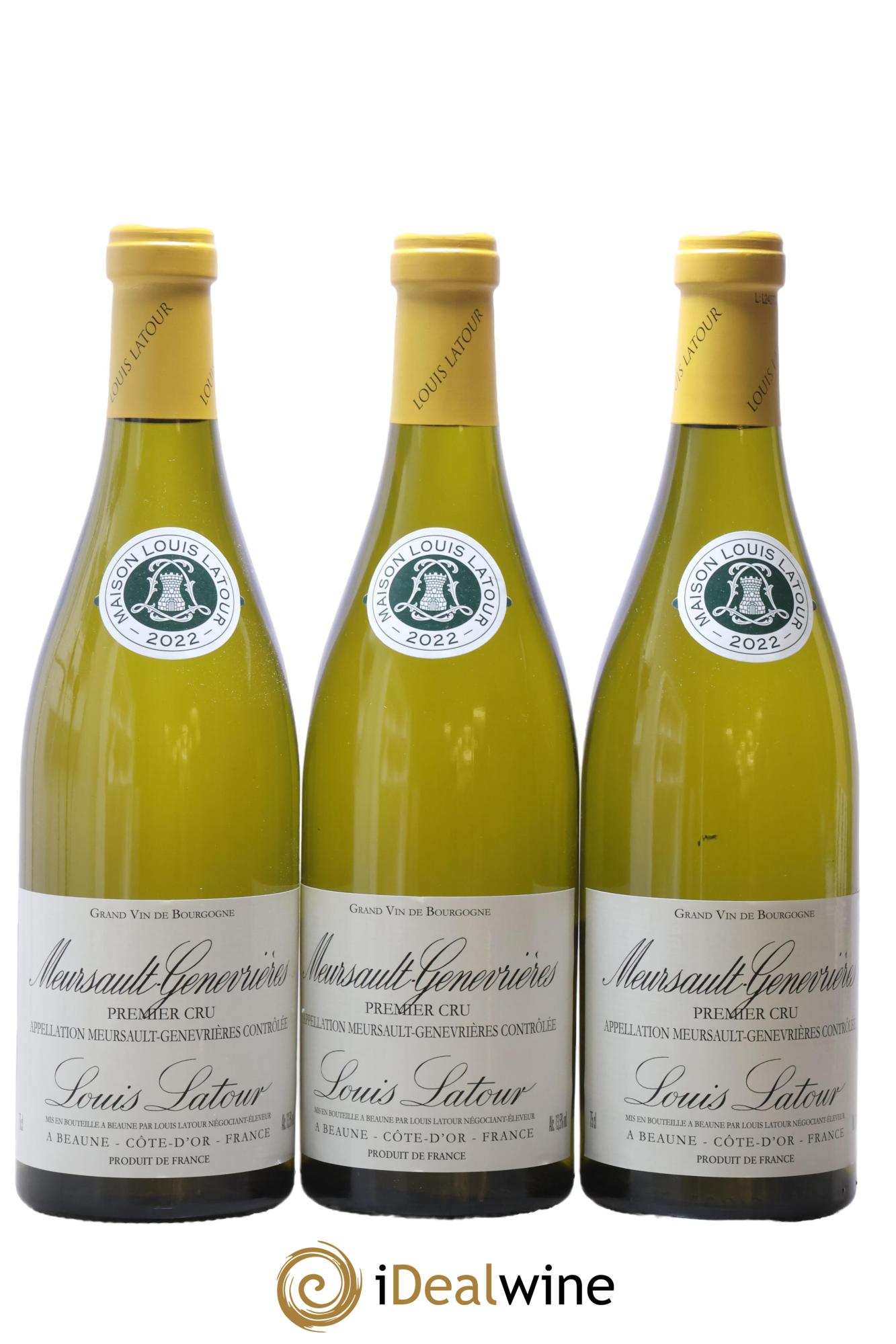 Meursault 1er Cru Genevrières Louis Latour 2022 - Posten von 3 Flaschen - 0