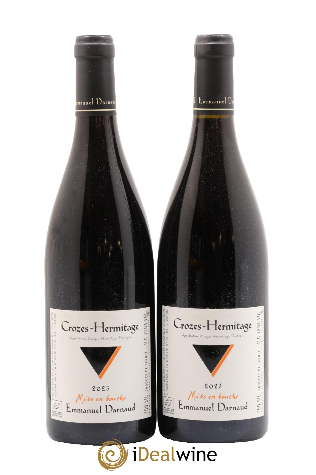 Crozes-Hermitage Mise en Bouche Emmanuel Darnaud 2023 - Lot of 2 bottles - 0
