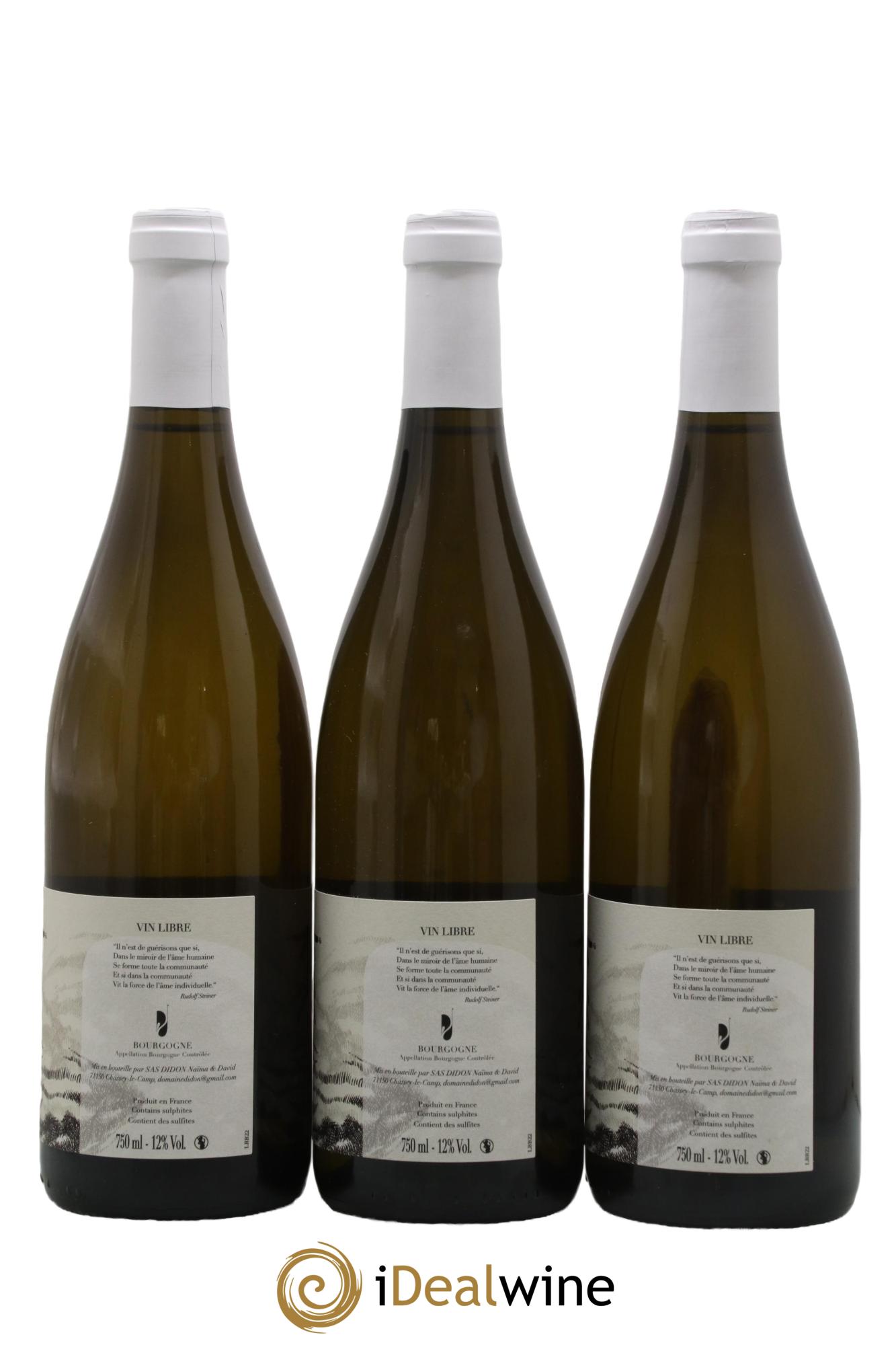Bourgogne Didon (Domaine) 2022 - Lot of 3 bottles - 1