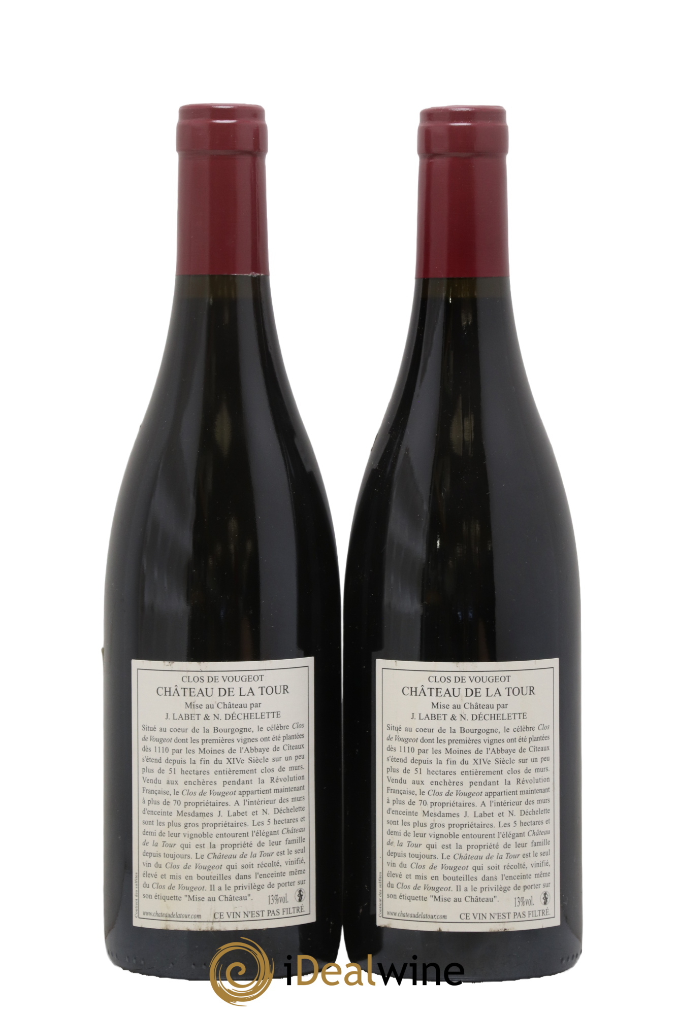 Clos de Vougeot Grand Cru Vieilles Vignes Château de La Tour 2009 - Lotto di 2 bottiglie - 1