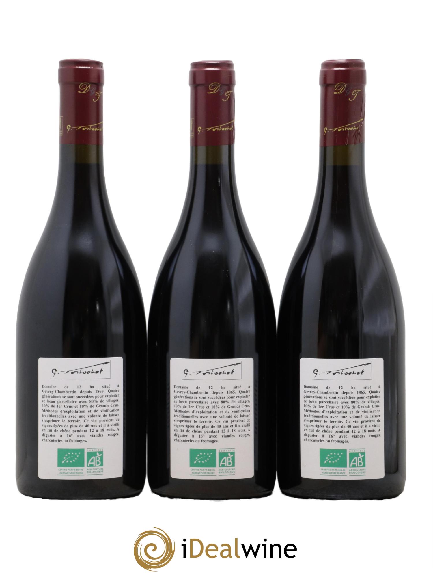 Chambertin Grand Cru Tortochot (Domaine) 2021 - Lot de 3 bouteilles - 1