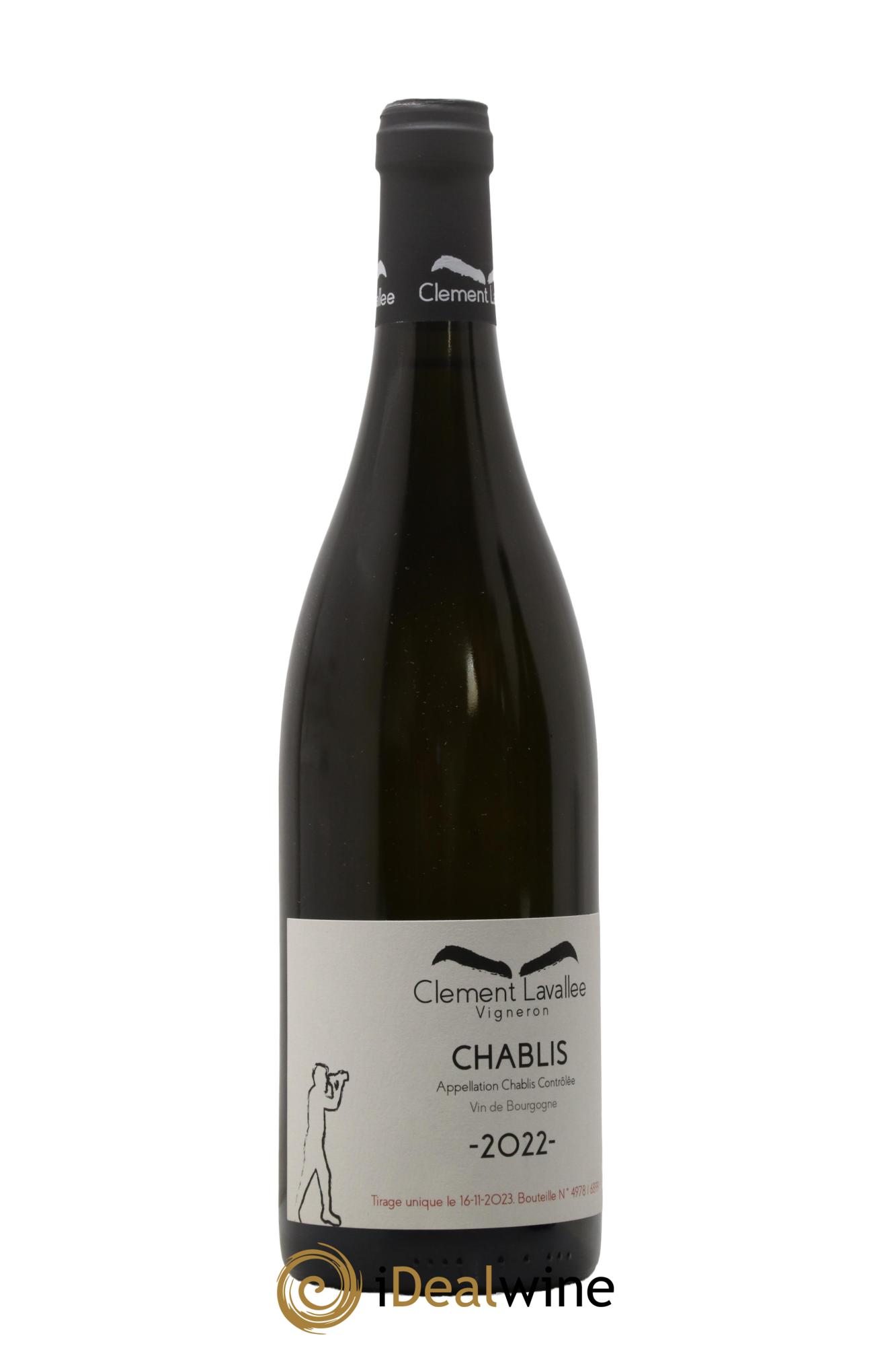 Chablis Clément Lavallée 2022 - Lot de 1 bouteille - 0