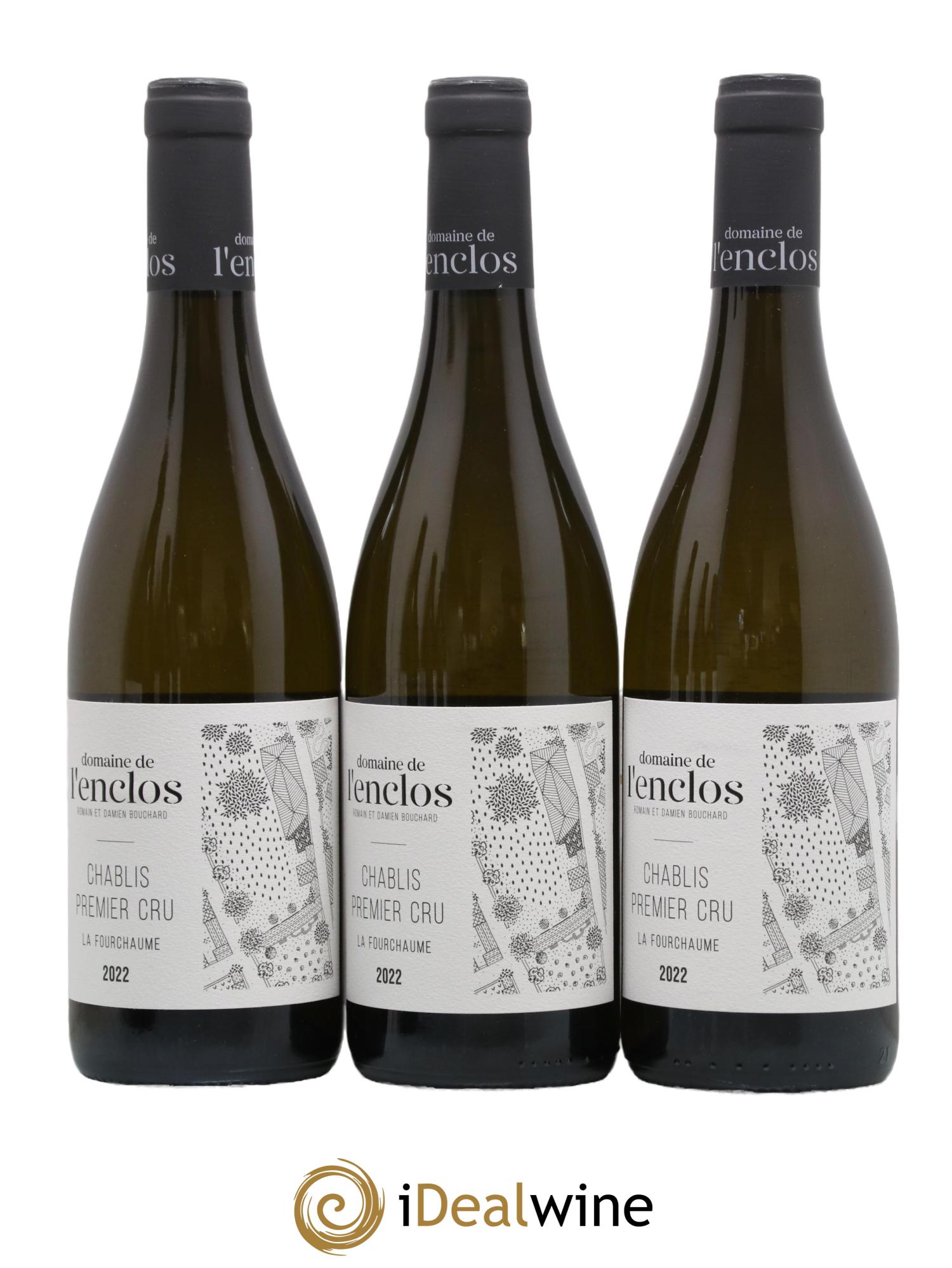 Chablis 1er Cru Fourchaume Domaine de L'Enclos 2022 - Lot de 3 bouteilles - 0