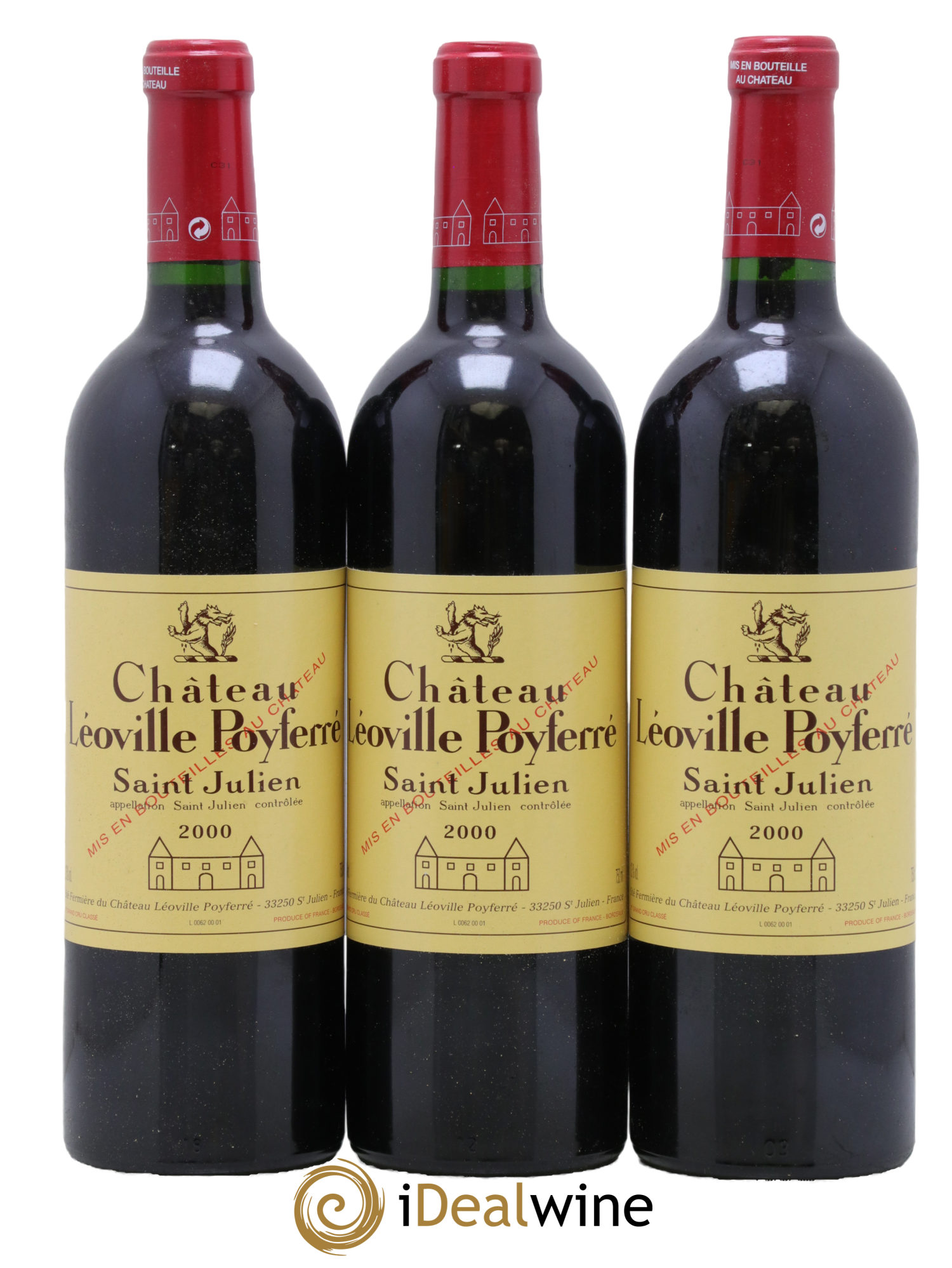 Château Léoville Poyferré 2ème Grand Cru Classé 2000 - Lotto di 12 bottiglie - 4