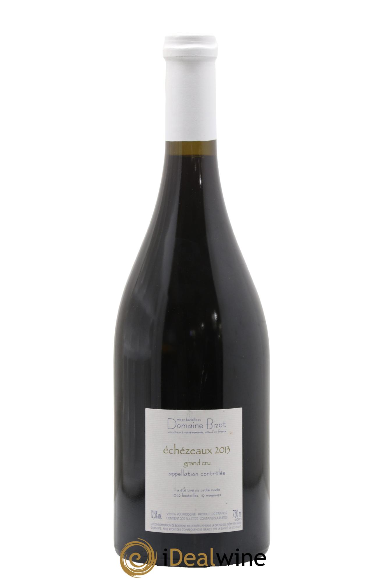 Echezeaux Grand Cru Bizot (Domaine) 2013 - Lot de 1 bouteille - 1