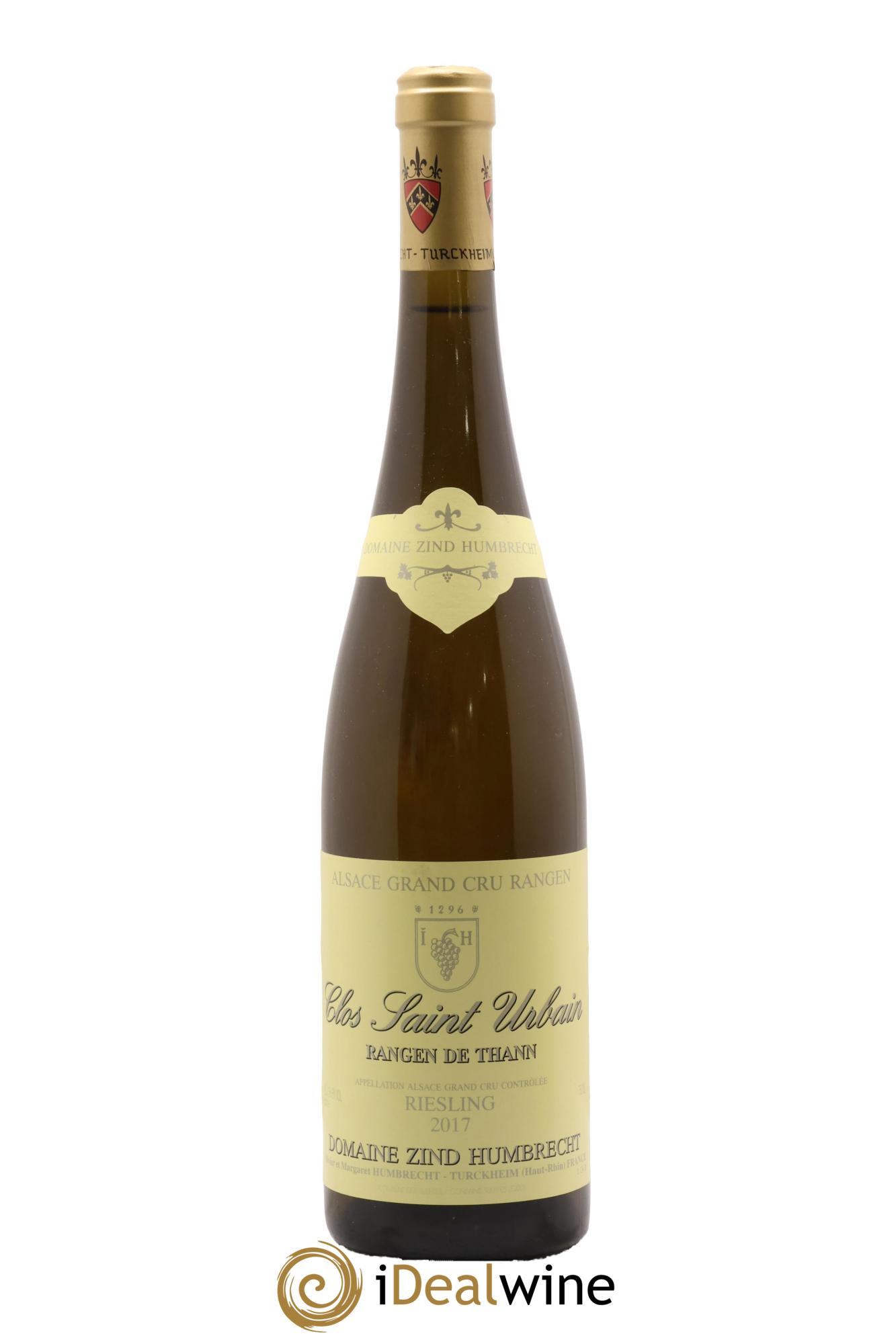 Alsace Riesling Grand Cru Rangen de Thann Clos Saint Urbain Zind-Humbrecht (Domaine) 2017 - Lot of 1 bottle - 0