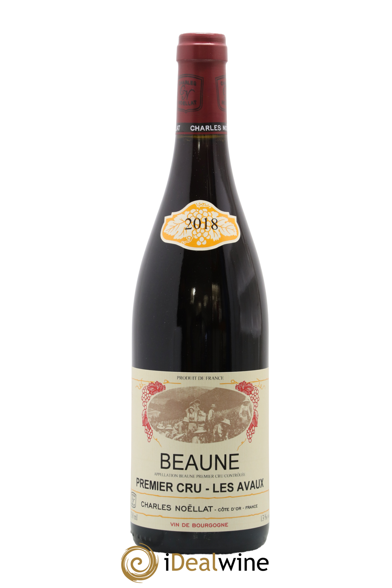 Beaune 1er Cru Les Avaux Charles Noëllat 2018 - Posten von 1 Flasche - 0