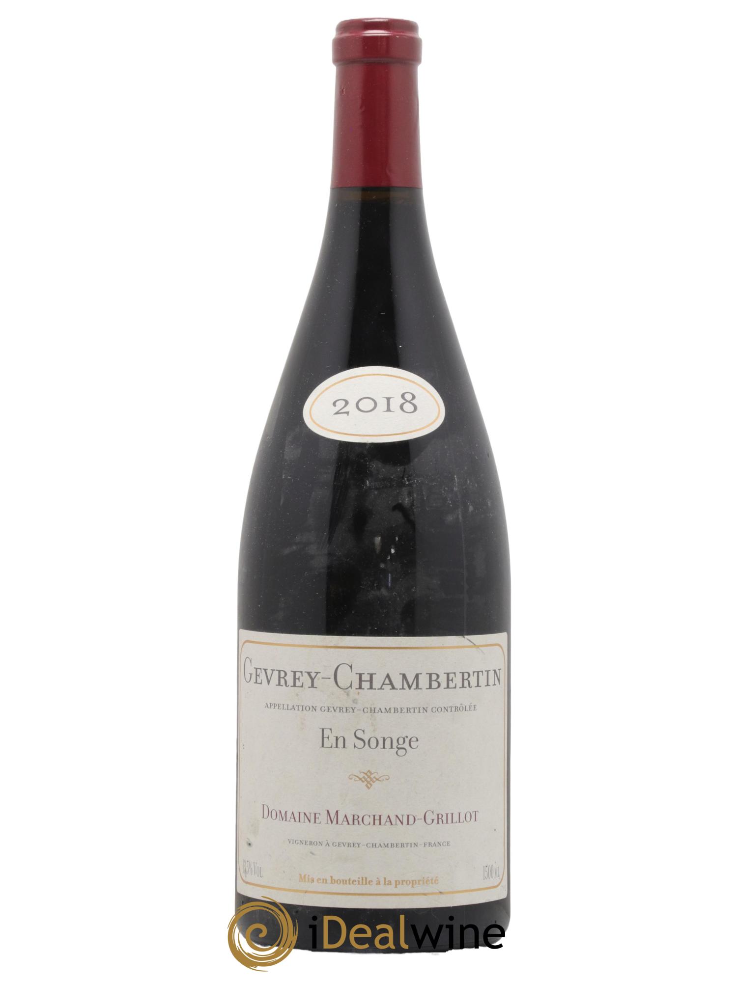 Gevrey-Chambertin En Songe Domaine Marchand Grillot 2018 - Lot de 1 magnum - 0