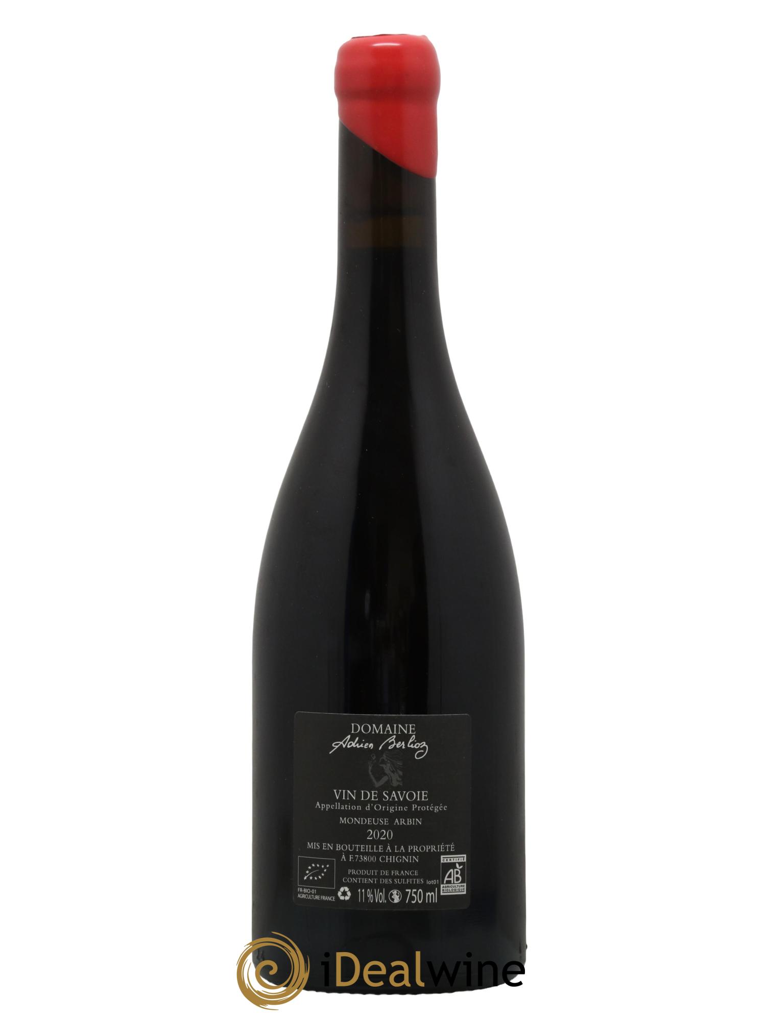 Vin de Savoie Mondeuse Adrien Berlioz Marie Clotilde 2020 - Lot of 1 bottle - 1