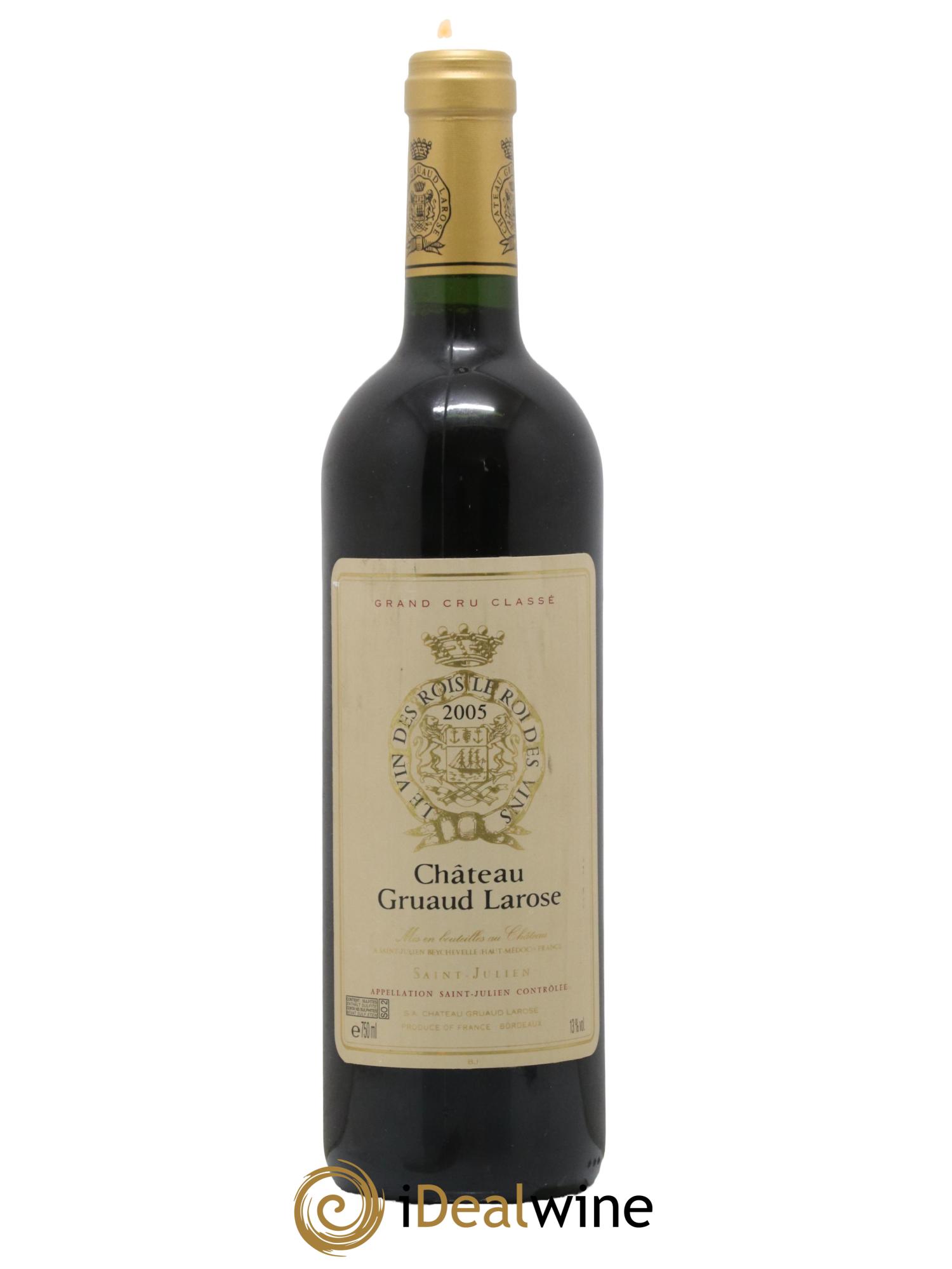 Château Gruaud Larose 2ème Grand Cru Classé 2005 - Lot de 1 bouteille - 0