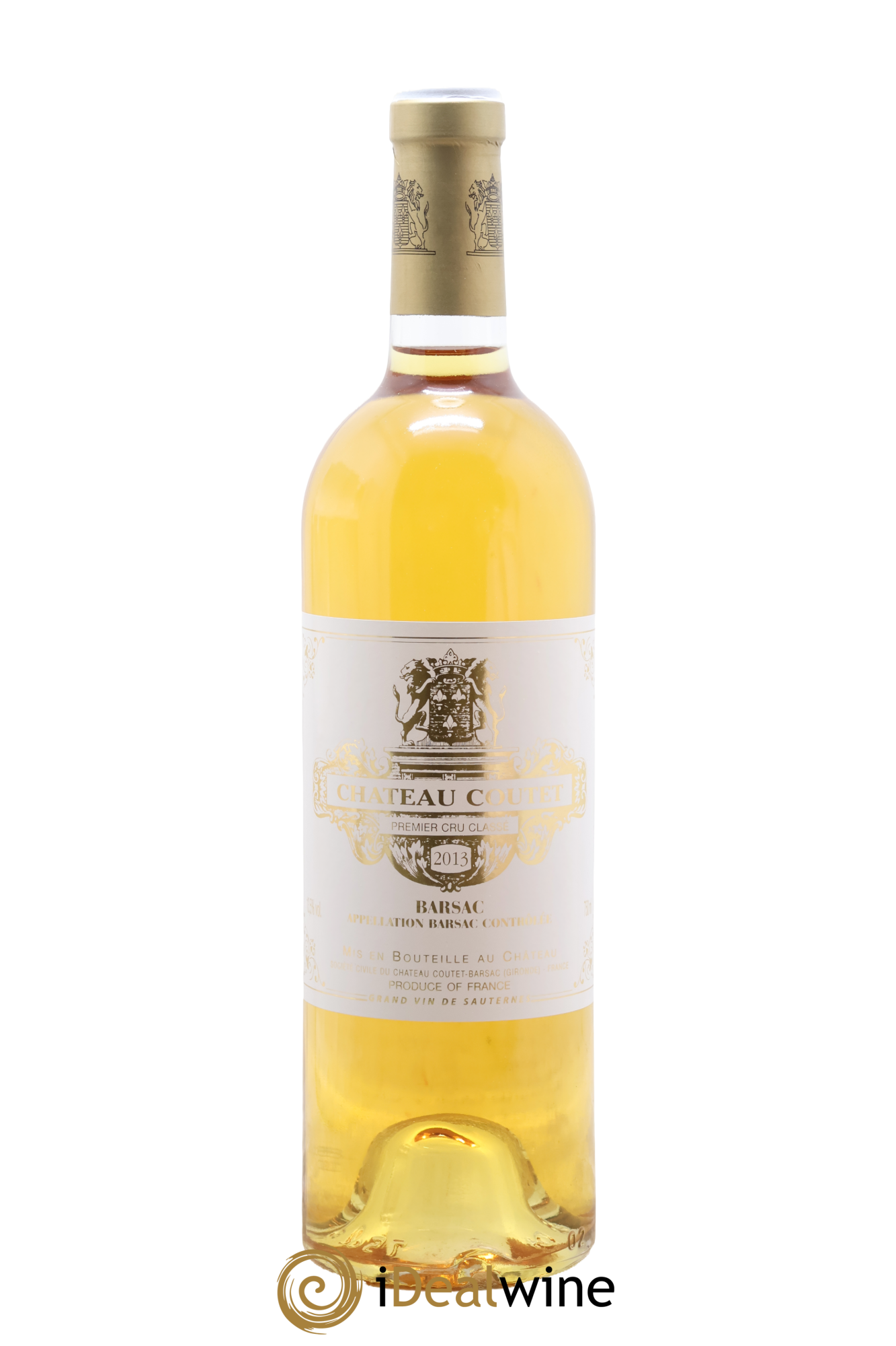 Château Coutet 1er Grand Cru Classé 2013 - Lot de 1 bouteille - 0