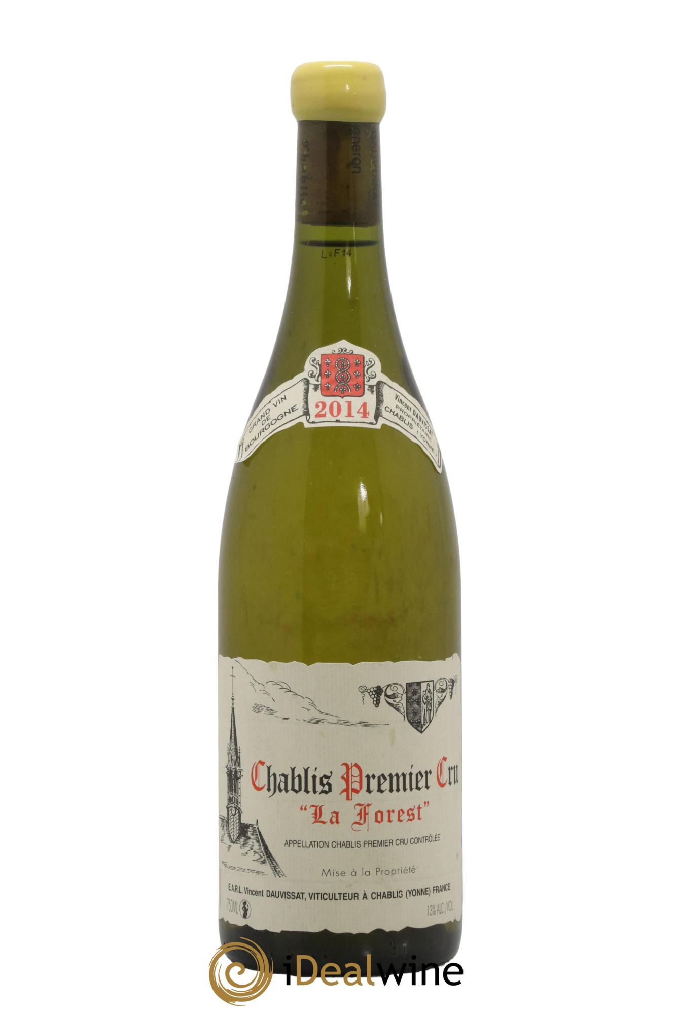 Chablis 1er Cru La Forest Vincent Dauvissat (Domaine) 2014 - Lot de 1 bouteille - 0