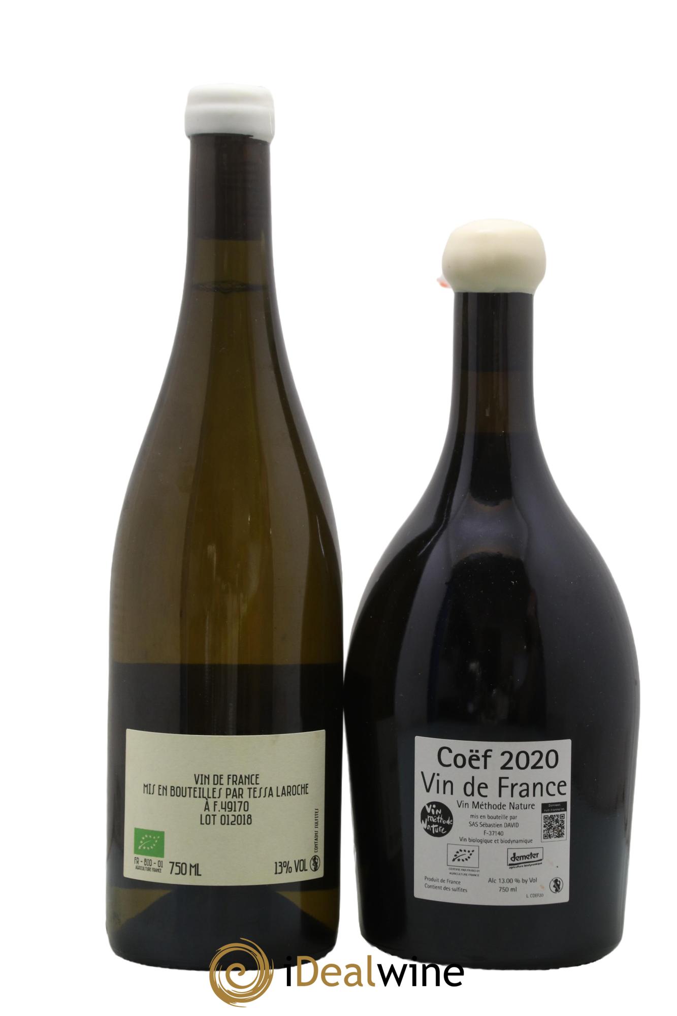 Assortiment de vins d'Anjou noir - Saumur - Bourgueil N°5 - Lot of 6 bottles - 4