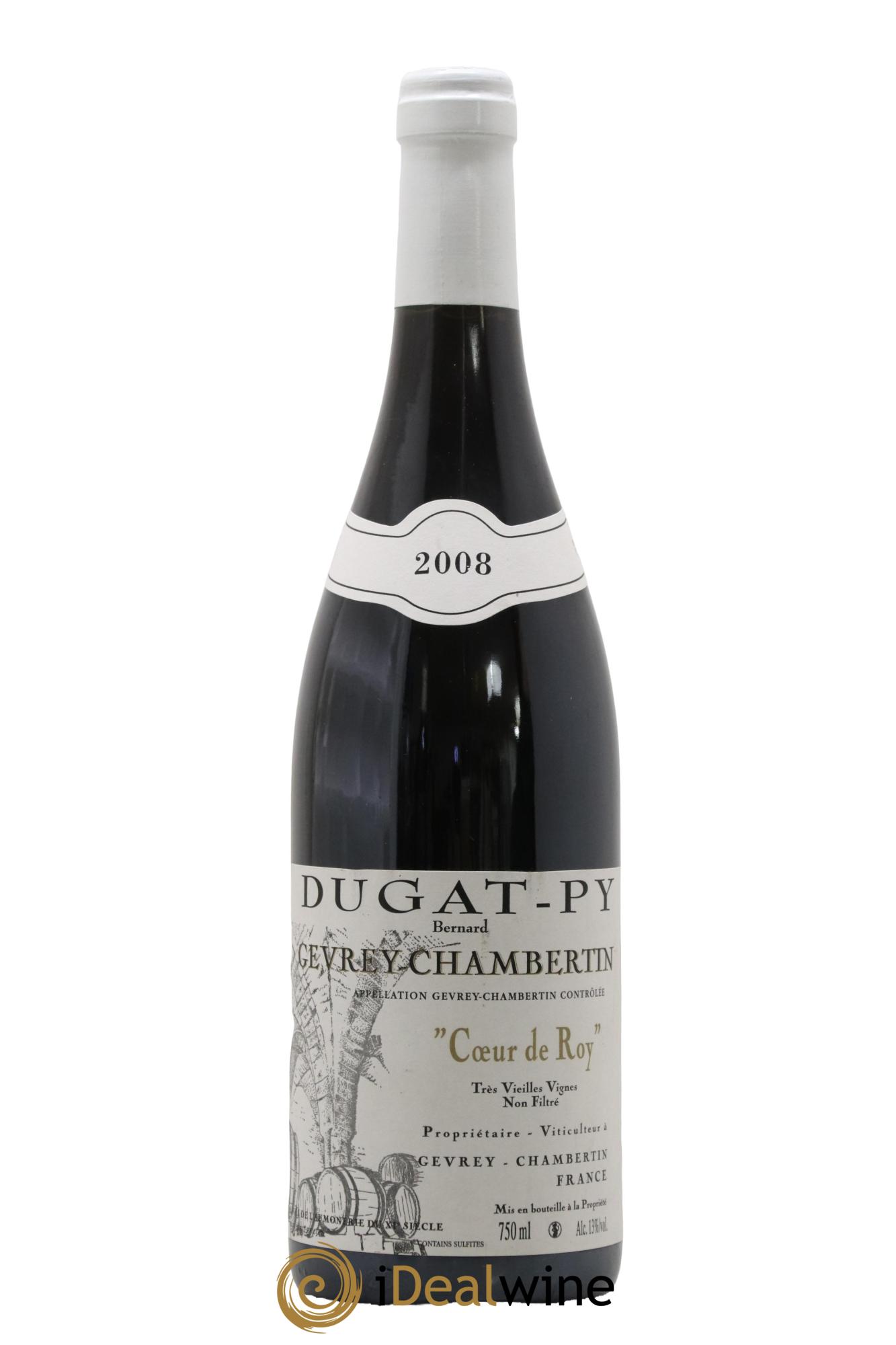 Gevrey-Chambertin Coeur de Roy Très Vieilles Vignes Dugat-Py 2008 - Lot de 1 bouteille - 0