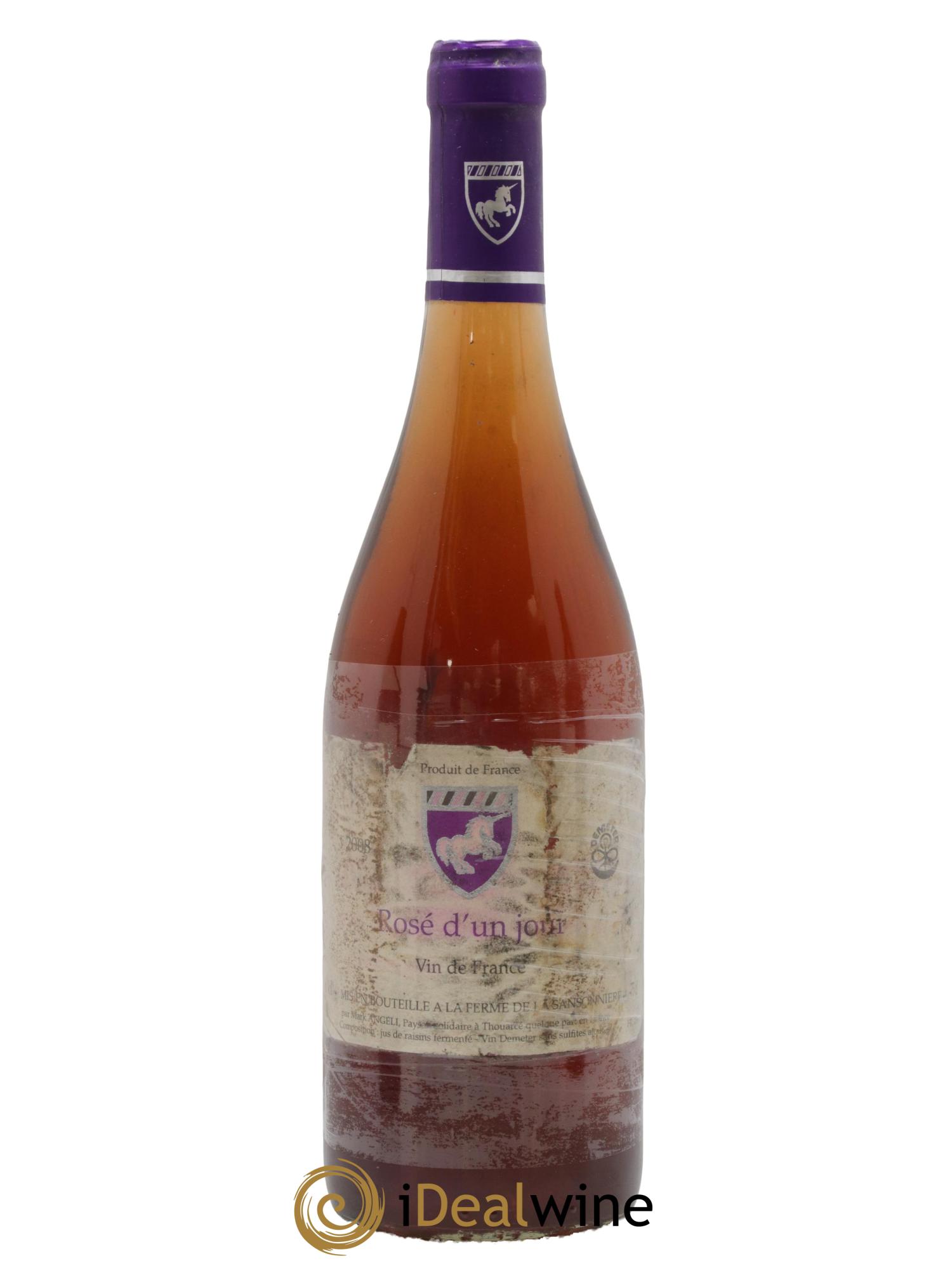 Vin de France Rosé d'un jour Mark Angeli (Domaine) - Ferme de la Sansonnière 2008 - Lot de 1 bouteille - 0