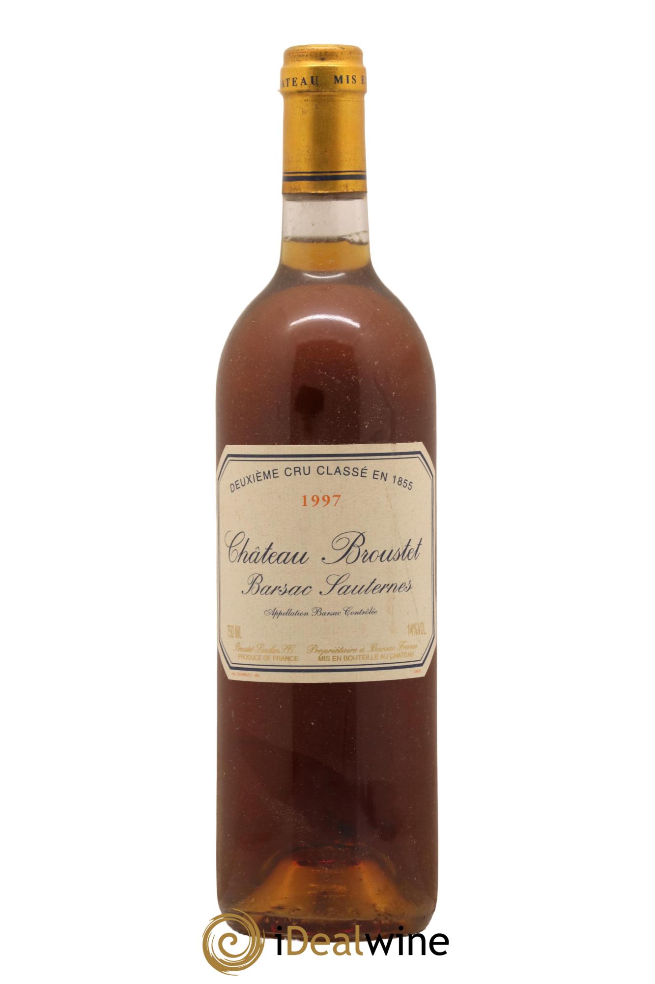 Château Broustet 2ème Grand Cru Classé 1997 - Lotto di 1 bottiglia - 0