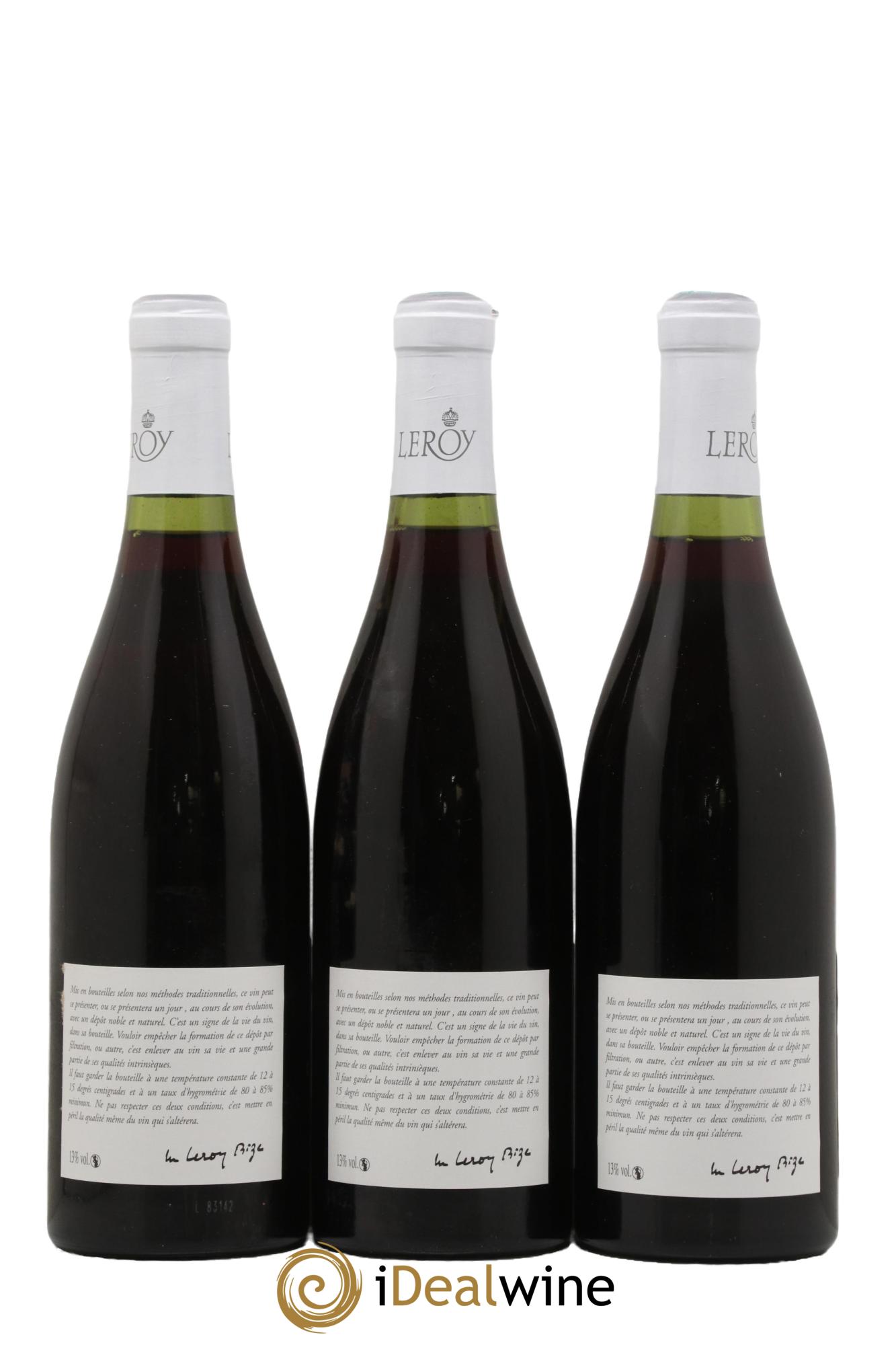 Nuits-Saint-Georges Leroy SA 1983 - Lot of 3 bottles - 1