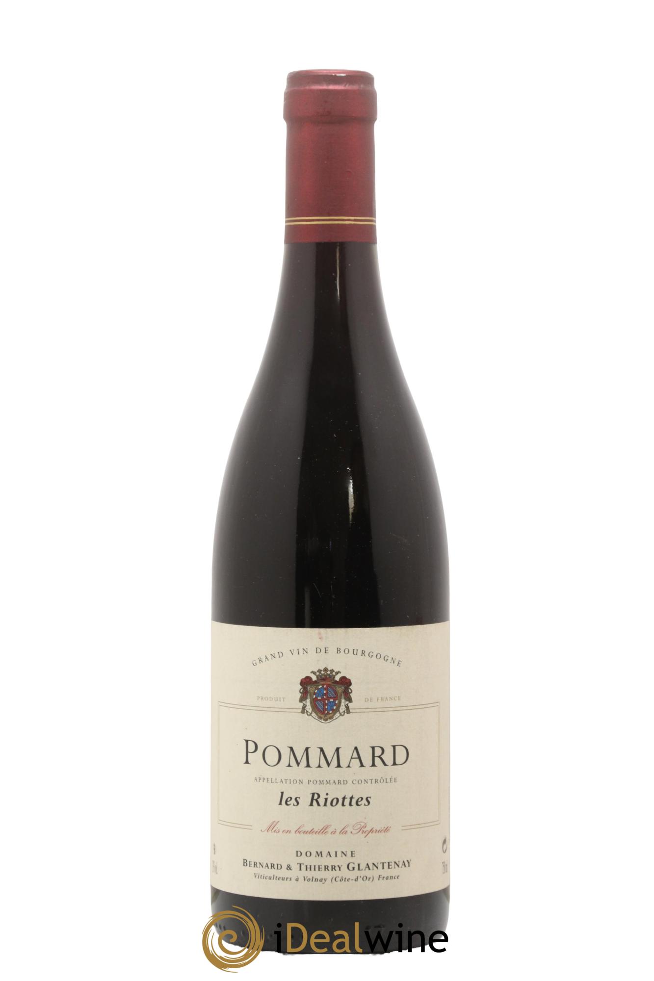 Pommard Les Riottes Bernard & Thierry Glantenay 2011 - Lot de 1 bouteille - 0