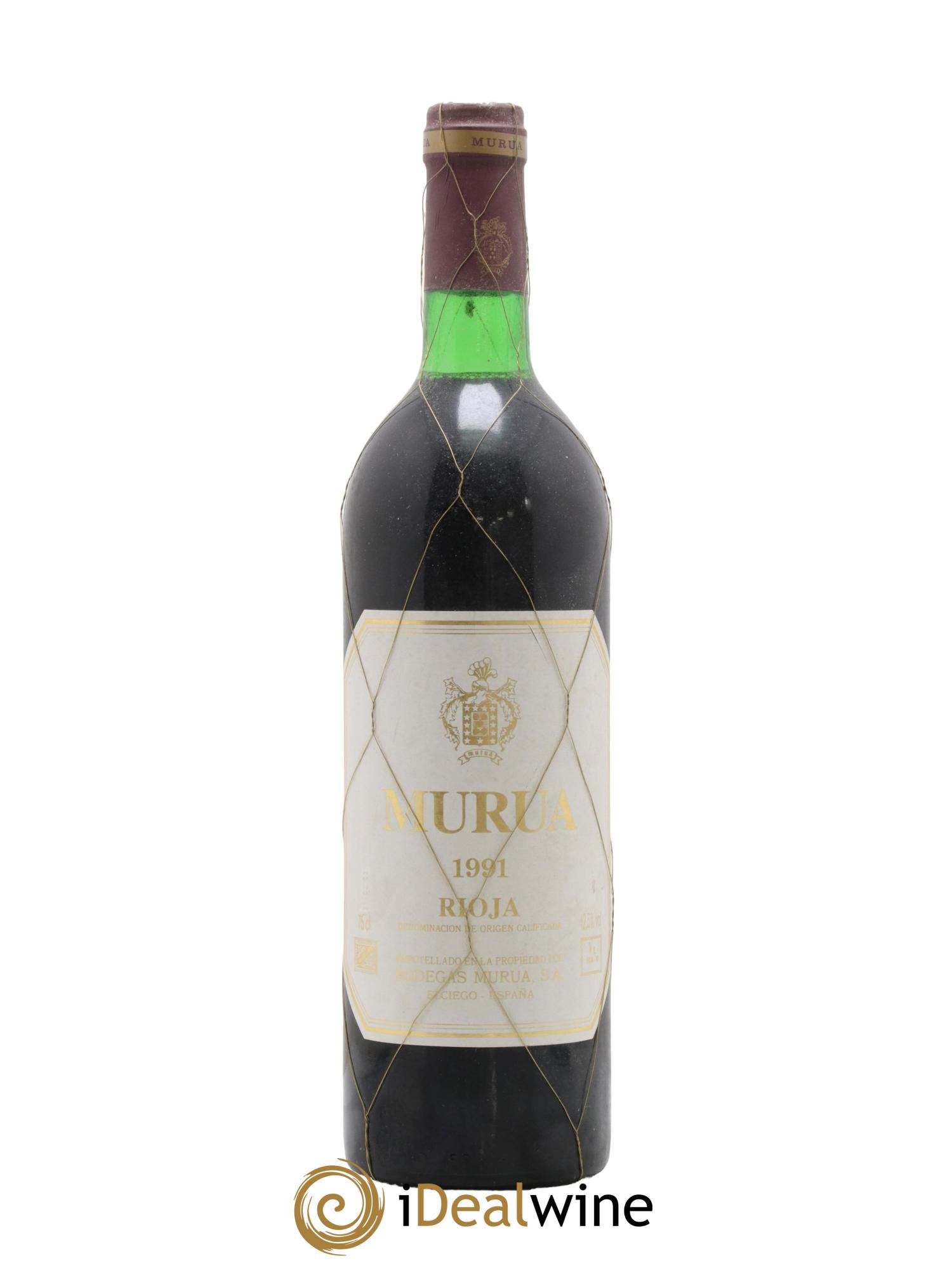 Rioja DOCA Reserva Murua 1991 - Lot of 1 bottle - 0