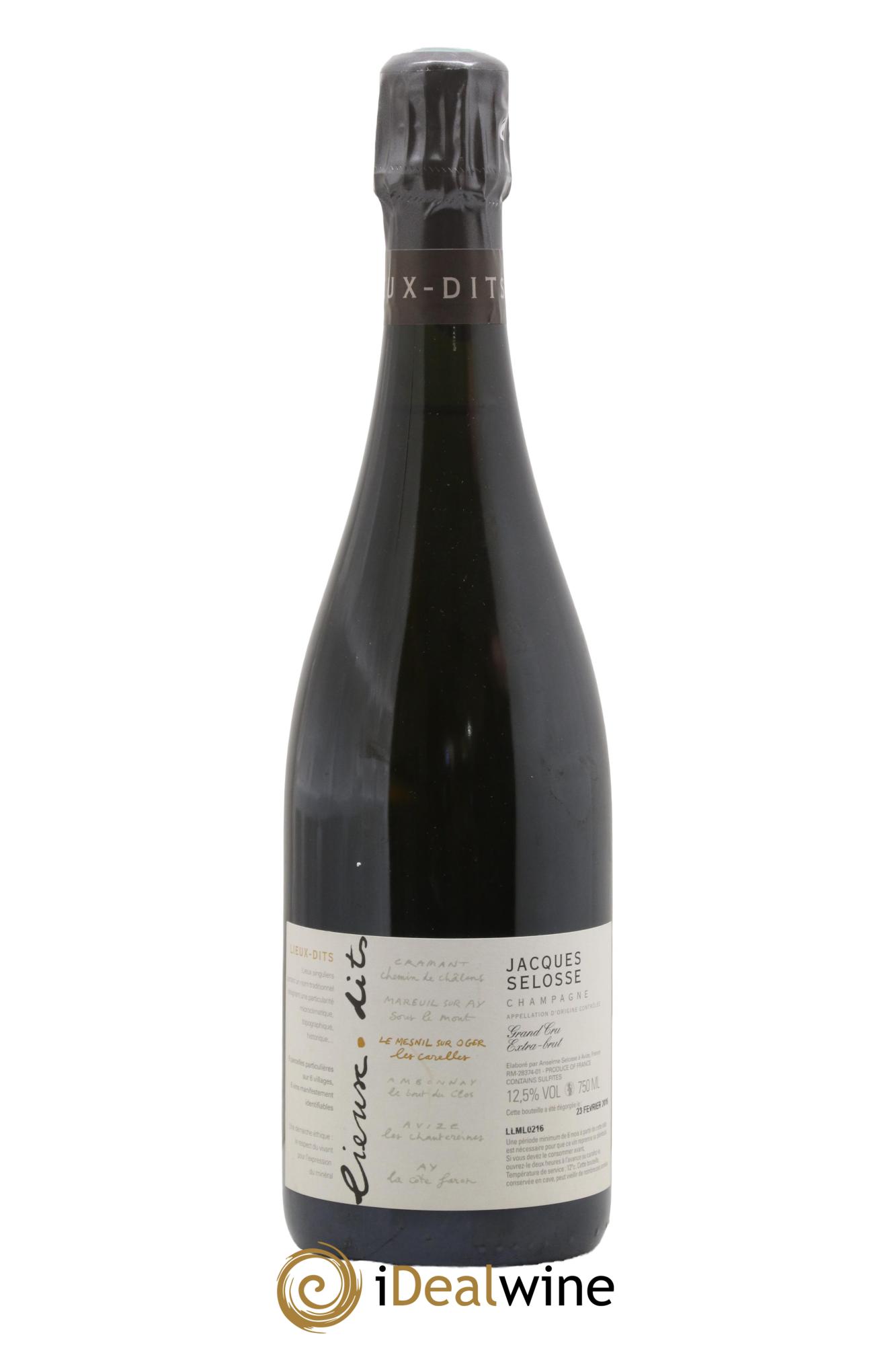 Les Carelles Blanc de Blancs Jacques Selosse - Posten von 1 Flasche - 0