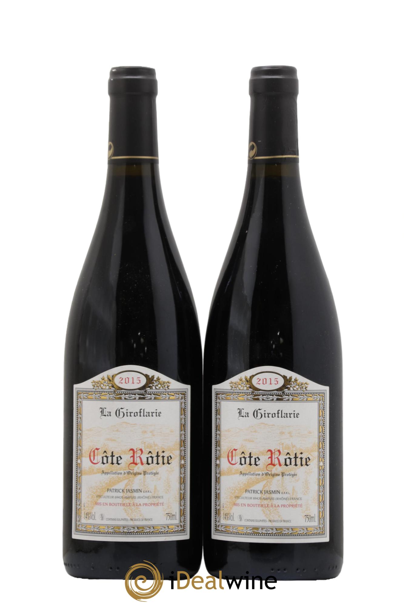 Côte-Rôtie La Giroflarie Jasmin (Domaine) 2015 - Lot de 2 bouteilles - 0