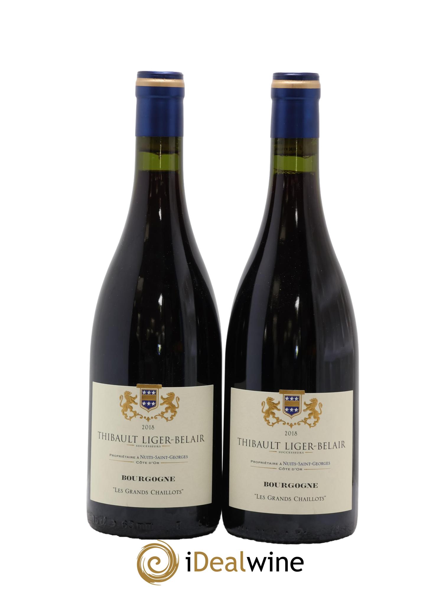 Bourgogne Les Grands Chaillots Thibault Liger-Belair Successeurs 2018 - Lot of 2 bottles - 0
