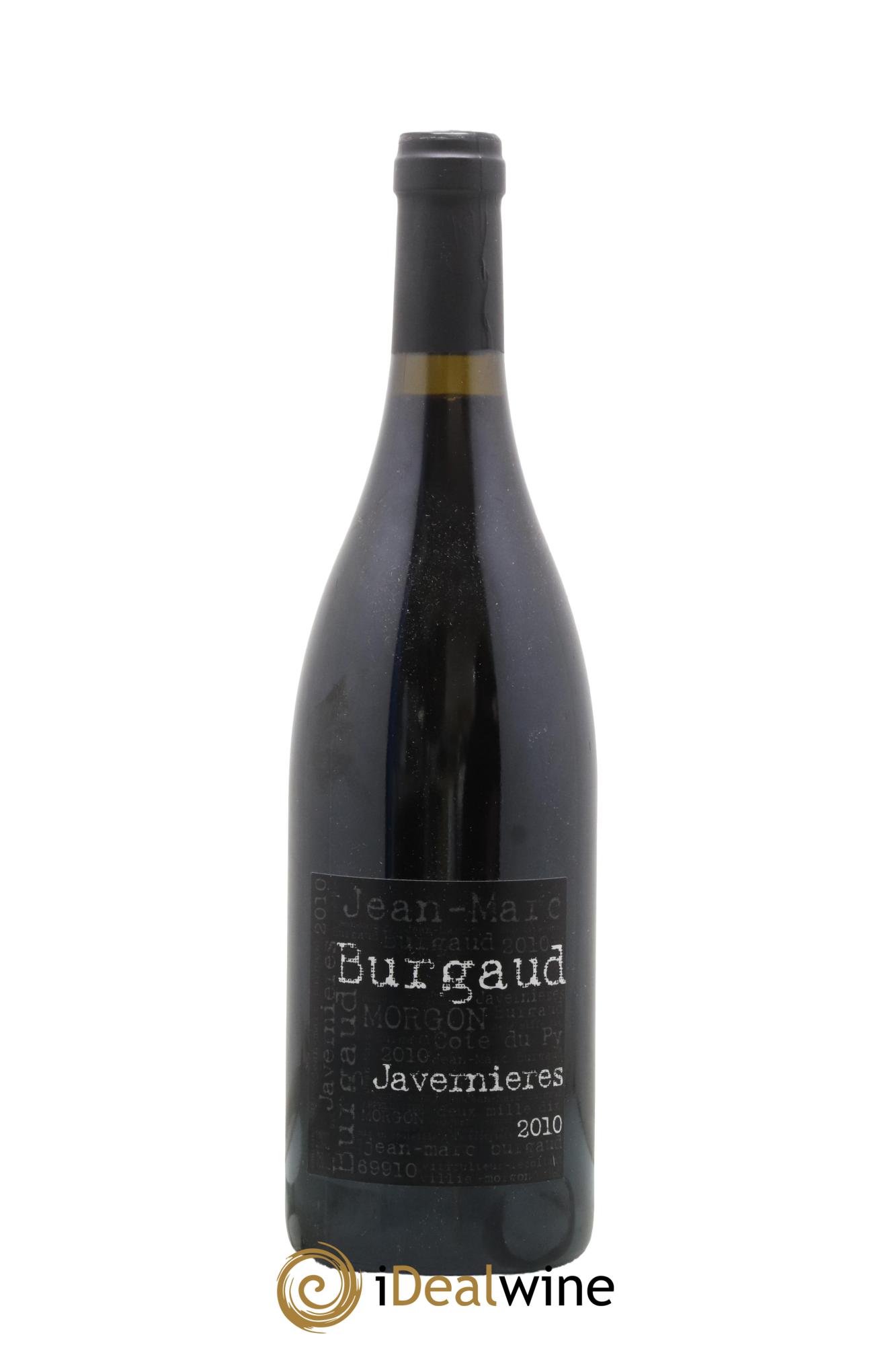 Morgon Côte du Py Javernières Jean-Marc Burgaud (Domaine) 2010 - Lot de 1 bouteille - 0
