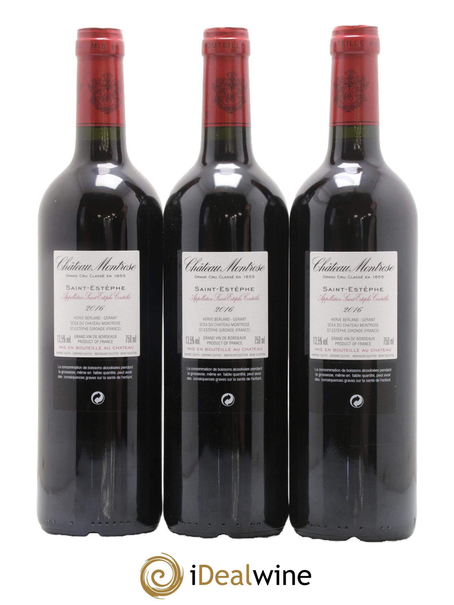 Château Montrose 2ème Grand Cru Classé 2016 - Lot de 6 bouteilles - 4