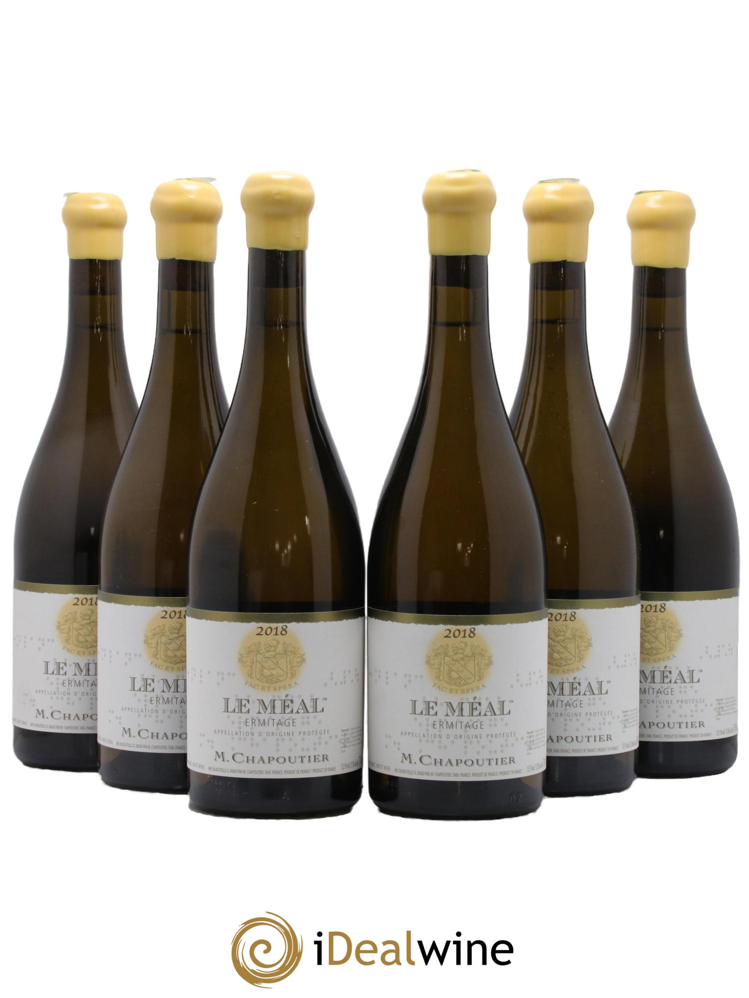 Hermitage Ermitage Le Méal Chapoutier 2018 - Lot de 6 bouteilles - 0