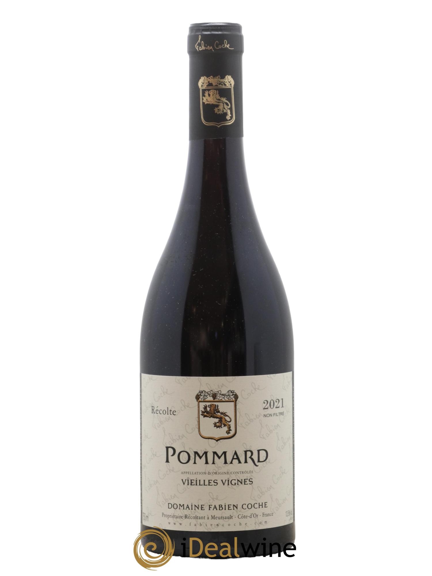 Pommard Vieilles Vignes Fabien Coche 2021 - Lot de 1 bouteille - 0