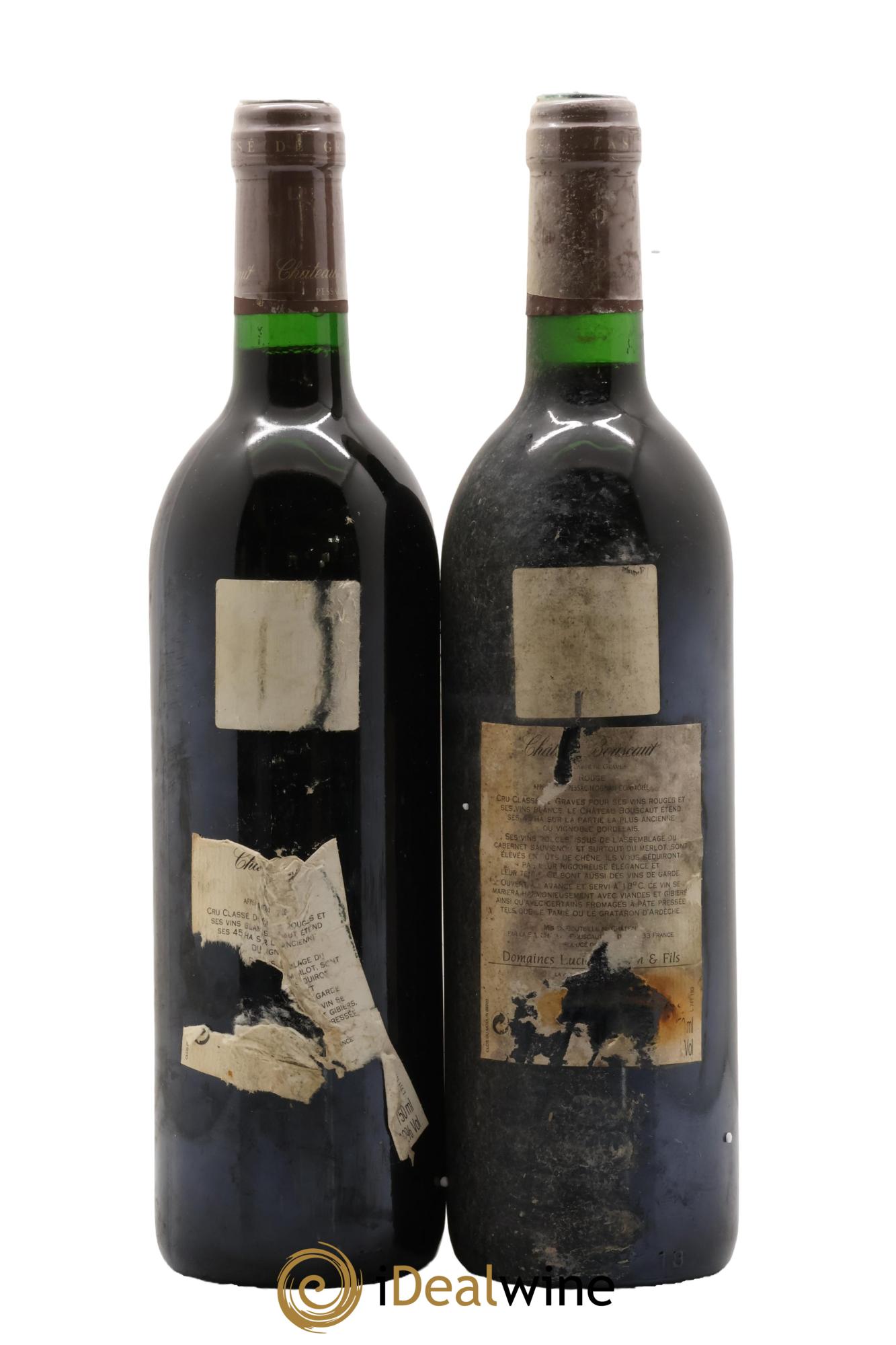 Château Bouscaut Cru Classé de Graves 1993 - Lot de 2 bouteilles - 1