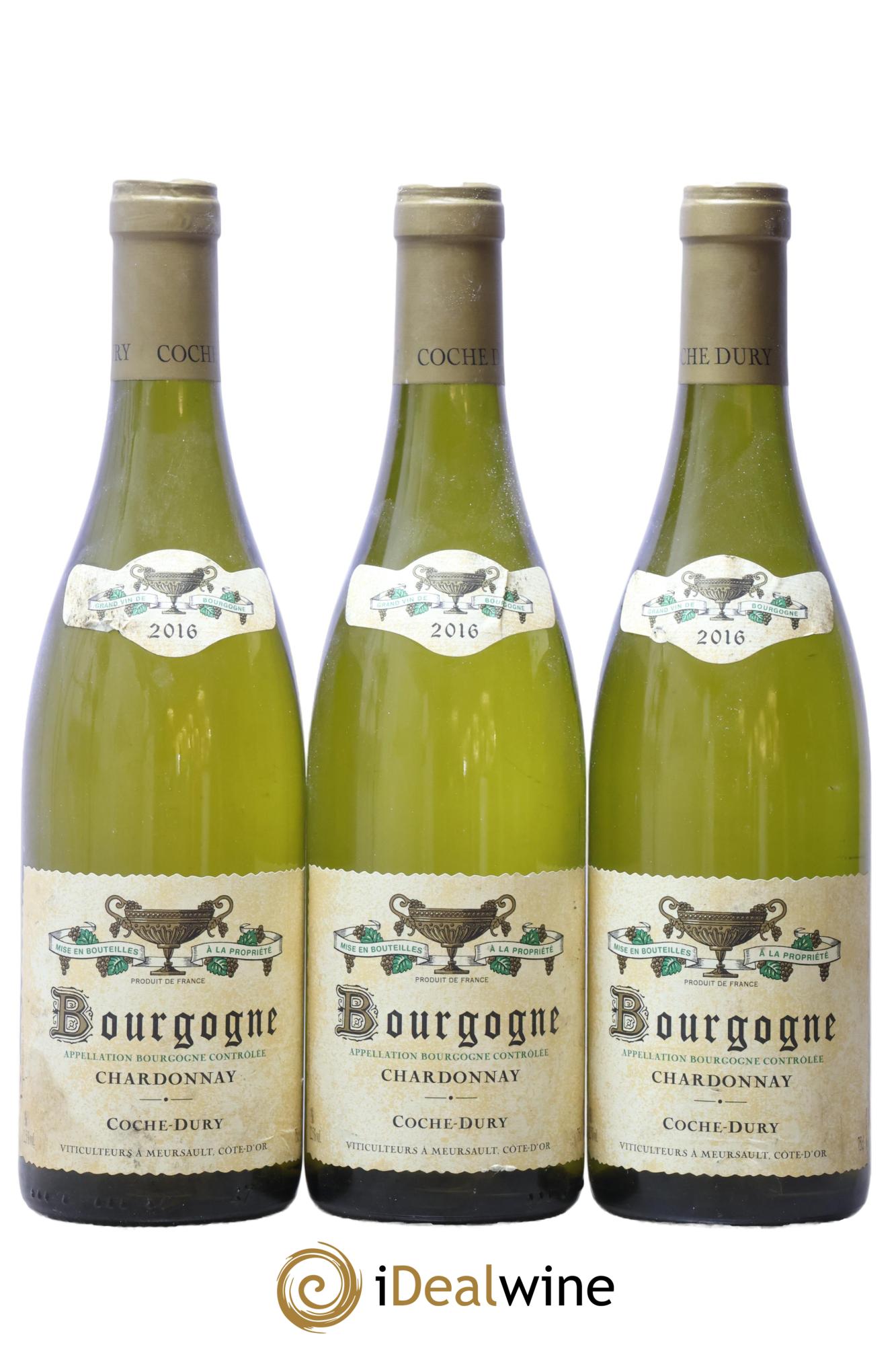 Bourgogne Coche Dury (Domaine) 2016 - Lot de 3 bouteilles - 0