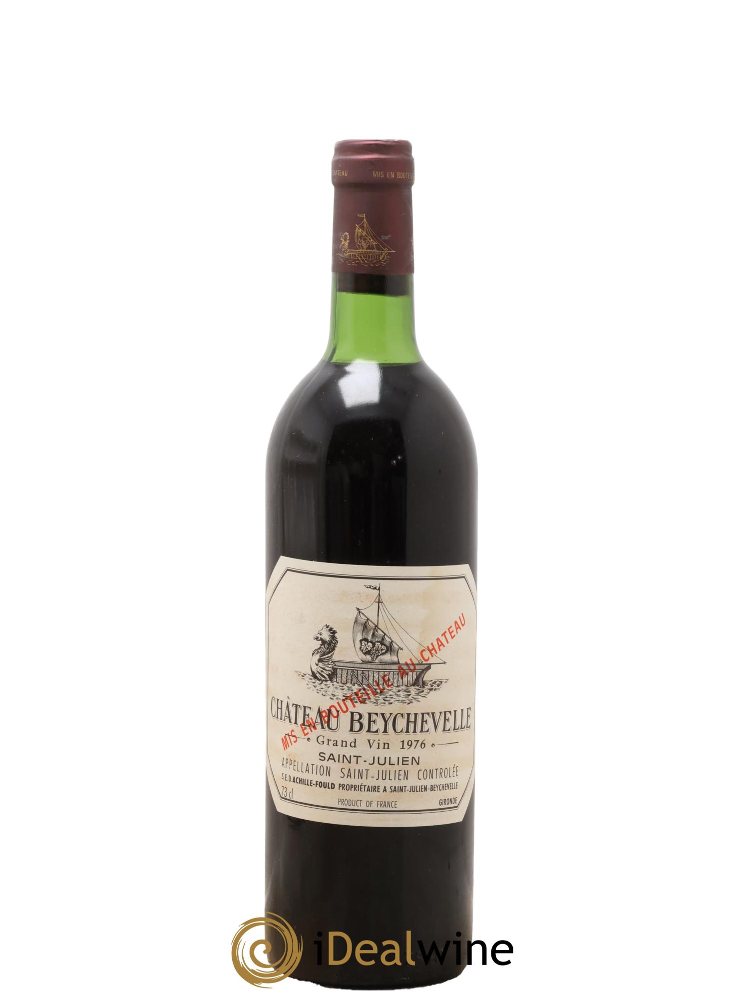 Château Beychevelle 4ème Grand Cru Classé 1976 - Lotto di 1 bottiglia - 0