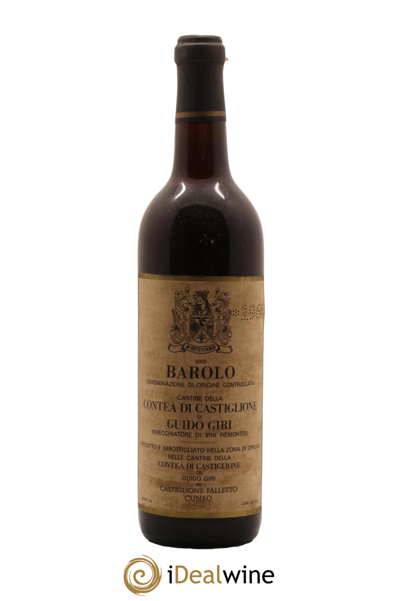 Barolo Guido Giri 1964 - Lot de 1 bouteille - 0