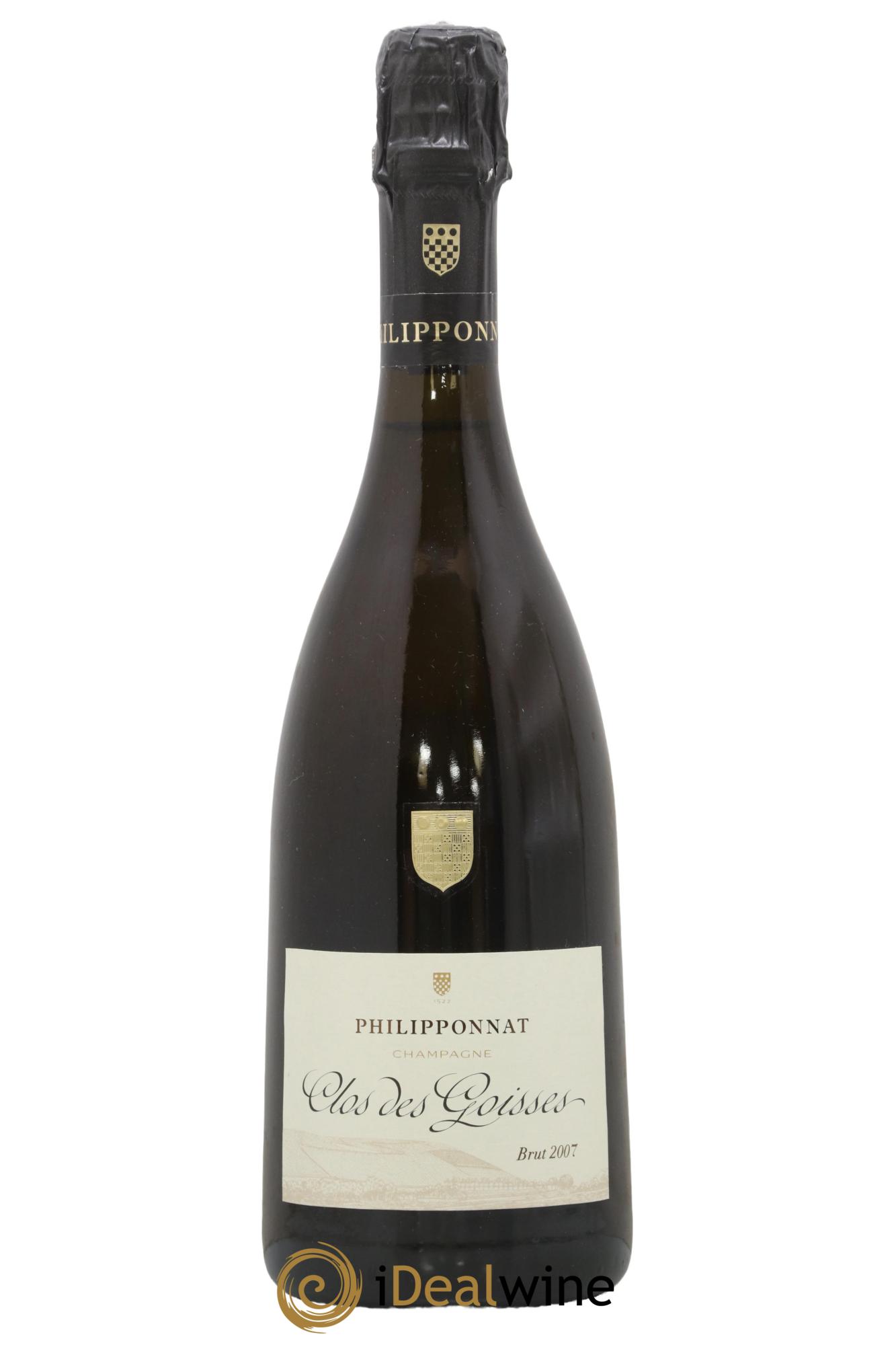 Clos des Goisses Philipponnat 2007 - Lot of 1 bottle - 0