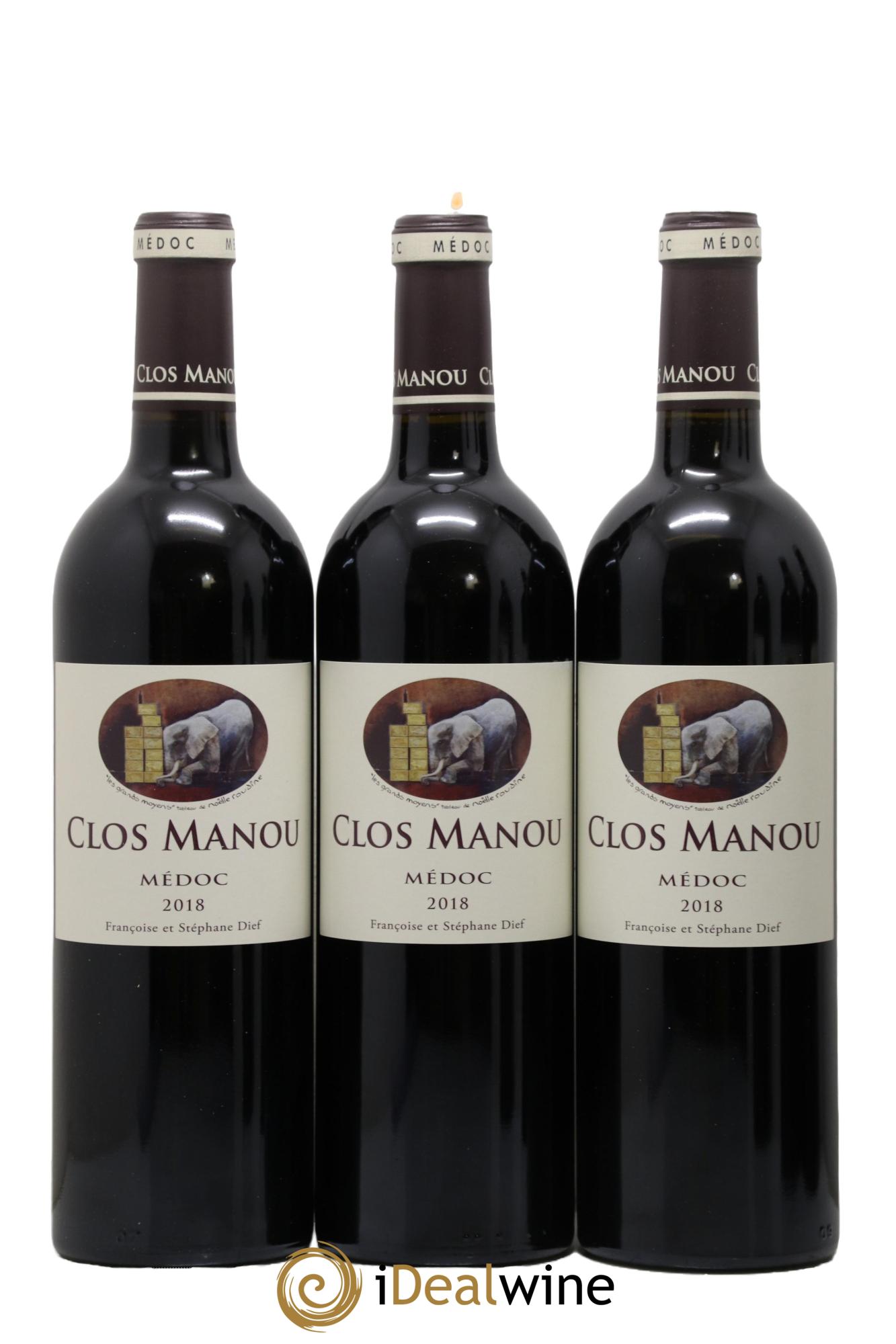 Clos Manou 2018 - Posten von 6 Flaschen - 2