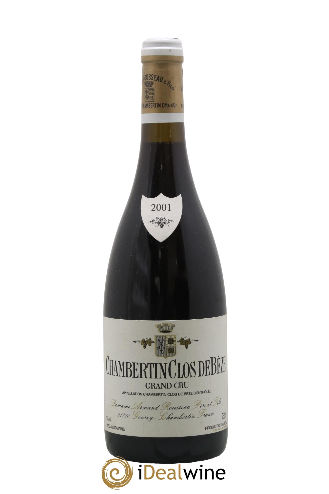Chambertin Clos de Bèze Grand Cru Armand Rousseau (Domaine) 2001 - Lot of 1 bottle - 0