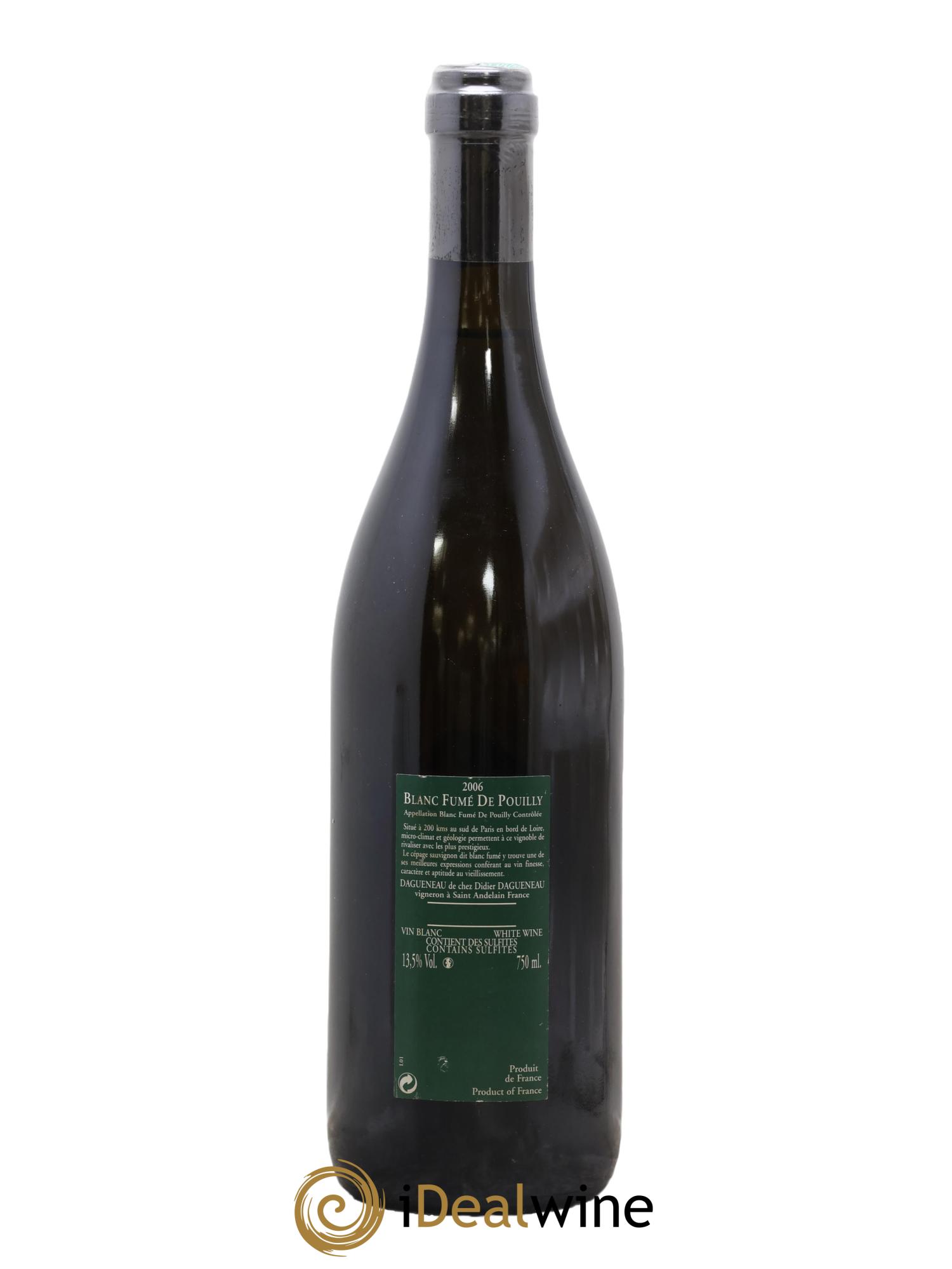 Vin de France (anciennement Pouilly-Fumé) Silex Dagueneau (Domaine Didier - Louis-Benjamin) 2006 - Lot of 1 bottle - 1